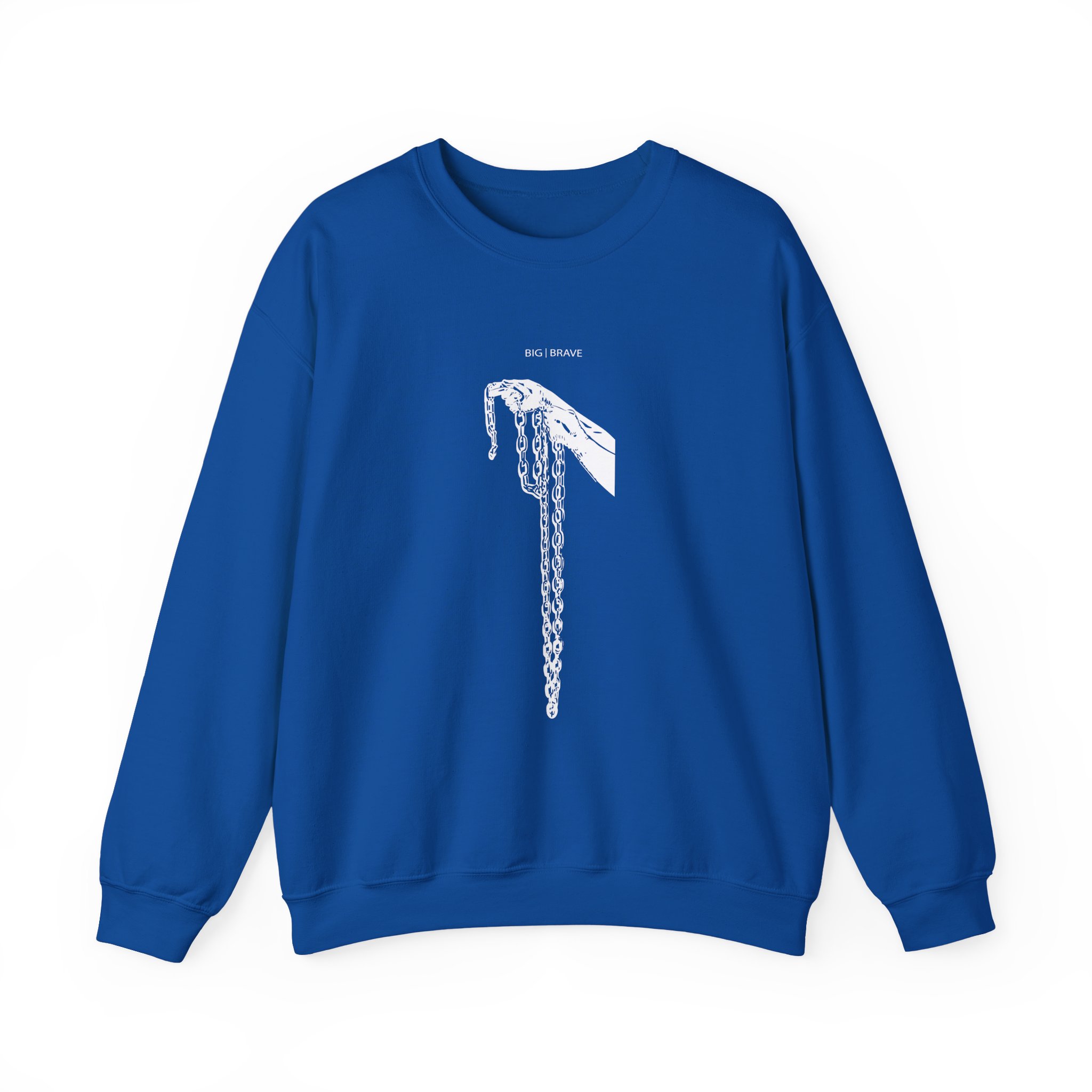 Big Brave Gloves and Chains Unisex Heavy Blendâ„¢ Crewneck Sweatshirt