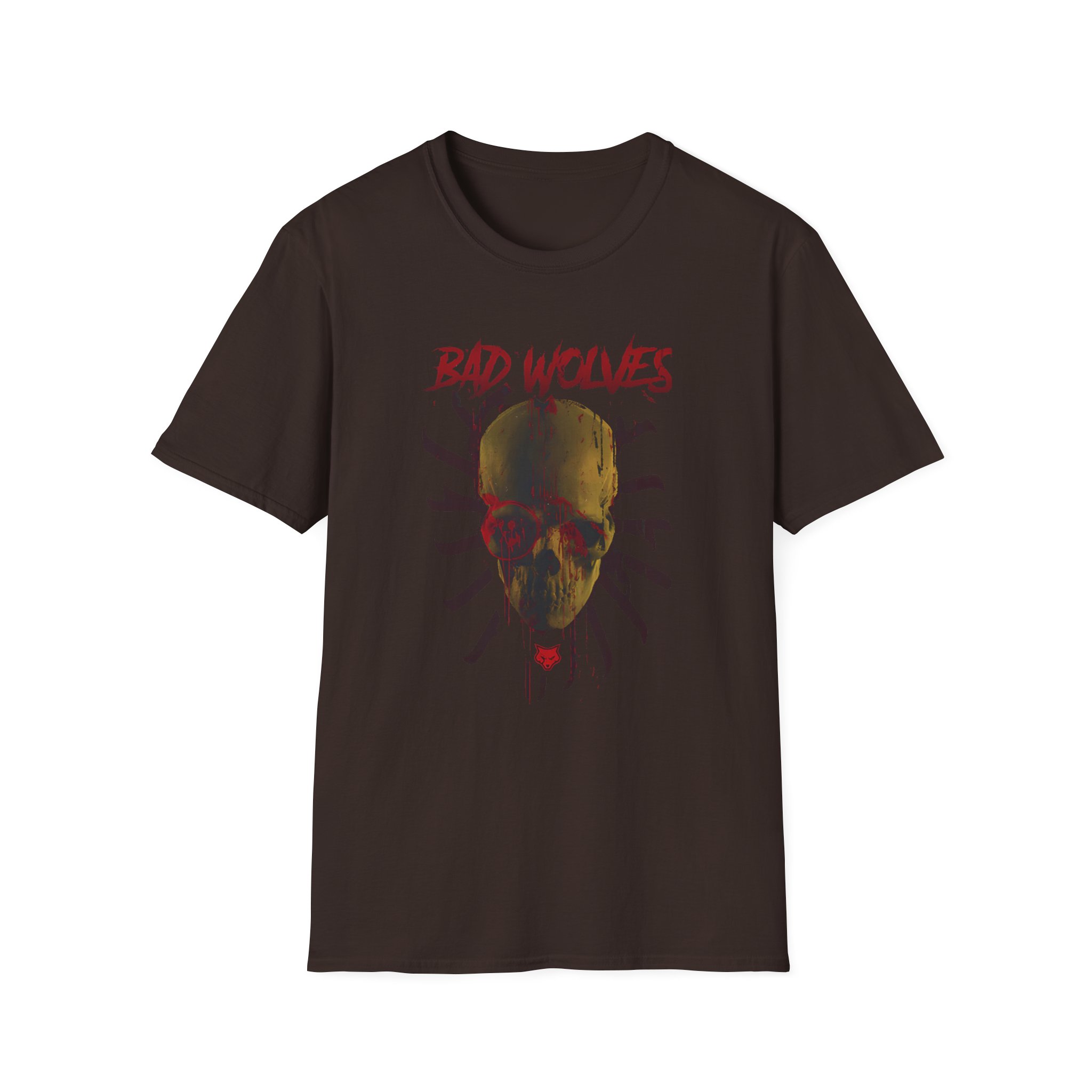 Bad Wolves Bloody Skull Unisex Softstyle T-Shirt