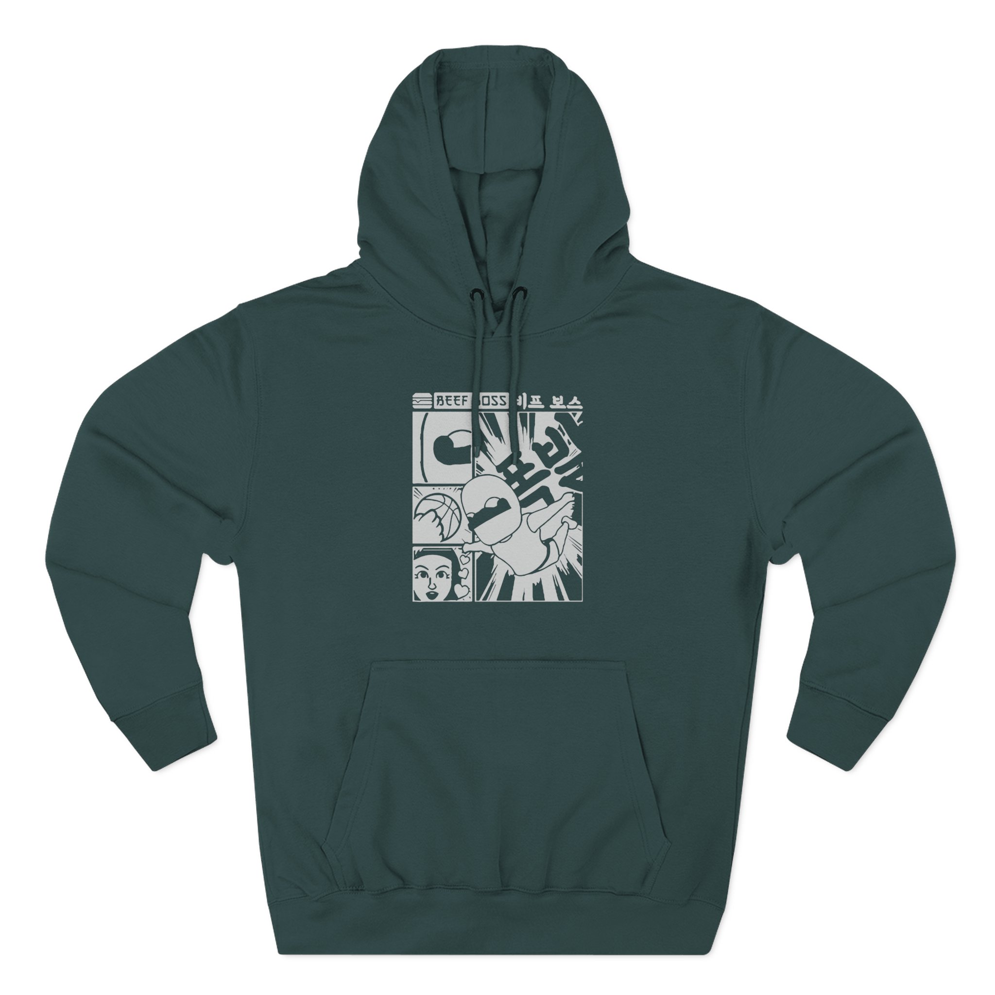 Poofesure Three-Panel Fleece Hoodie