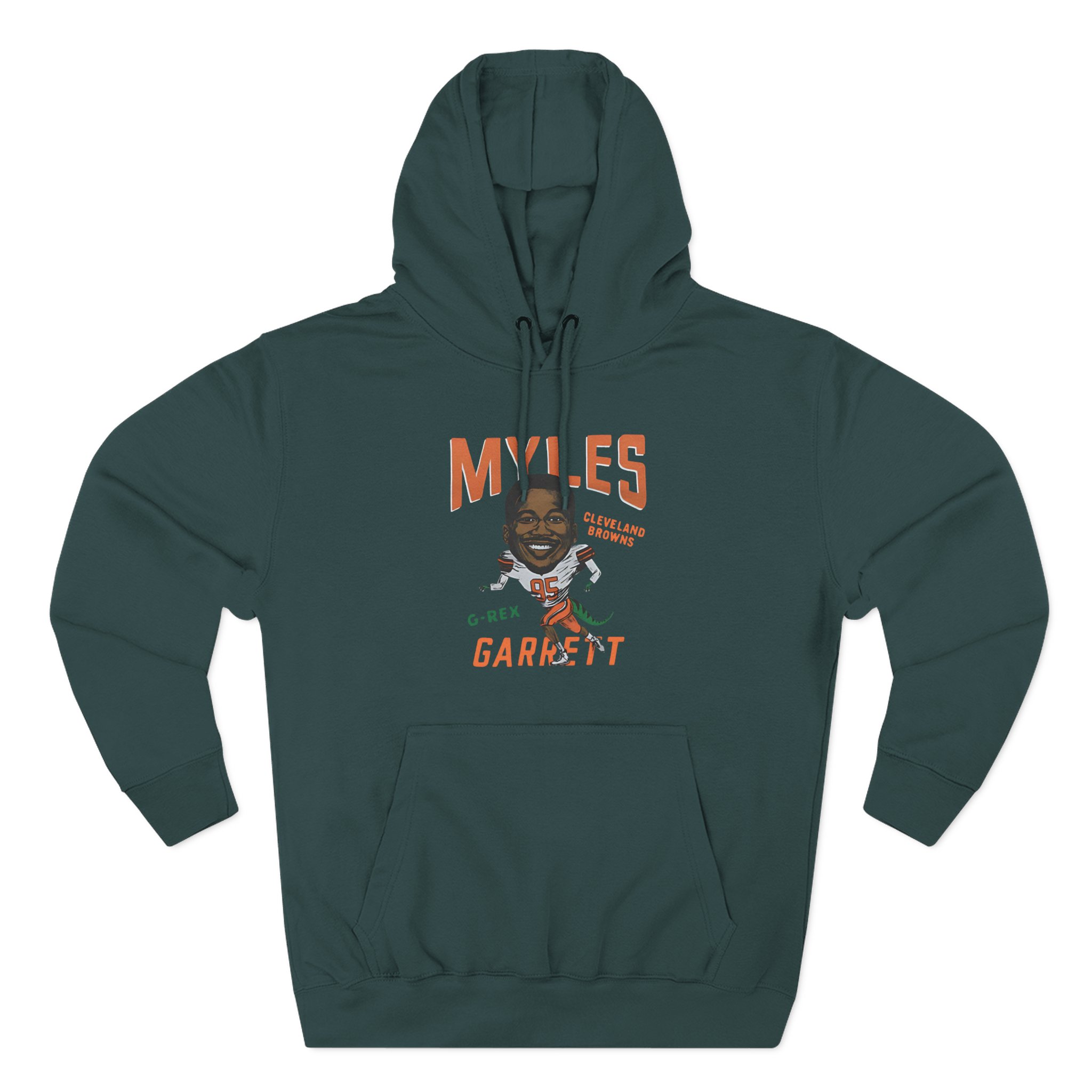 Myles Garrett Cleveland Browns Three-Panel Fleece Hoodie