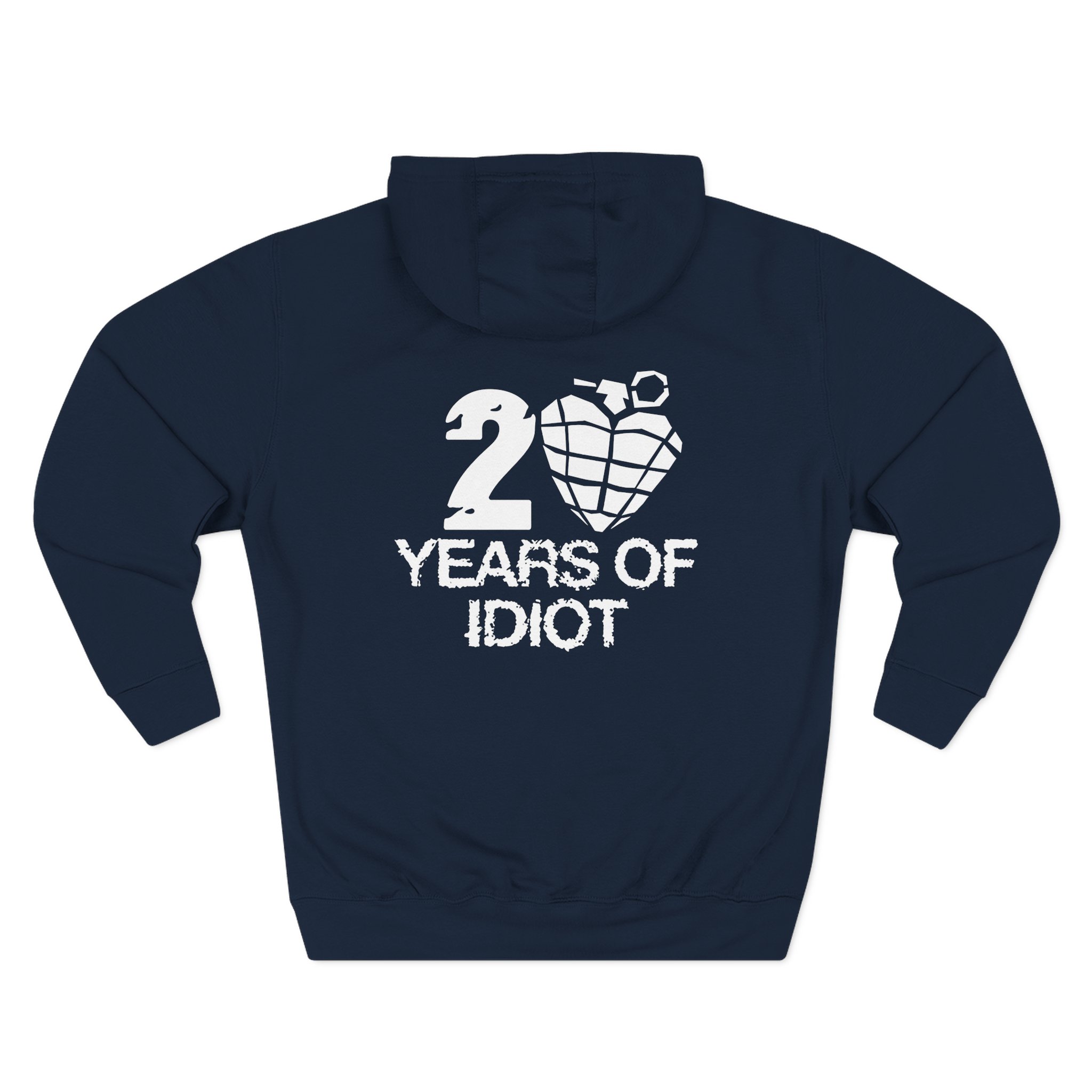 Green Day 20 Years of Idiot Three-Panel Fleece Hoodie
