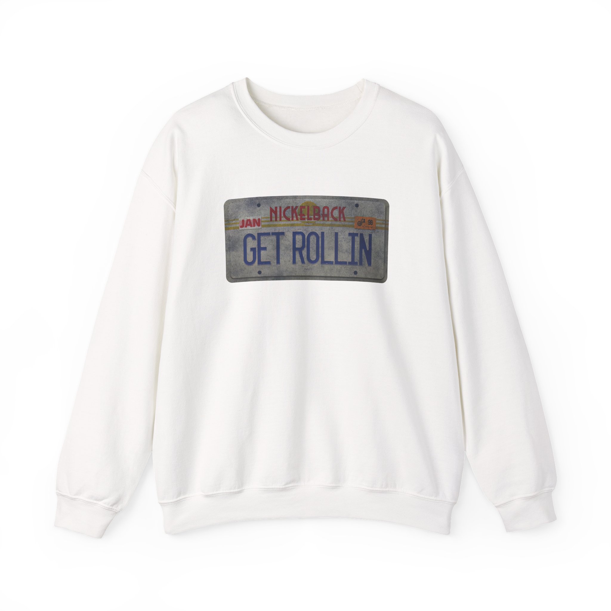 Nickelback Get Rollin Unisex Heavy Blendâ„¢ Crewneck Sweatshirt