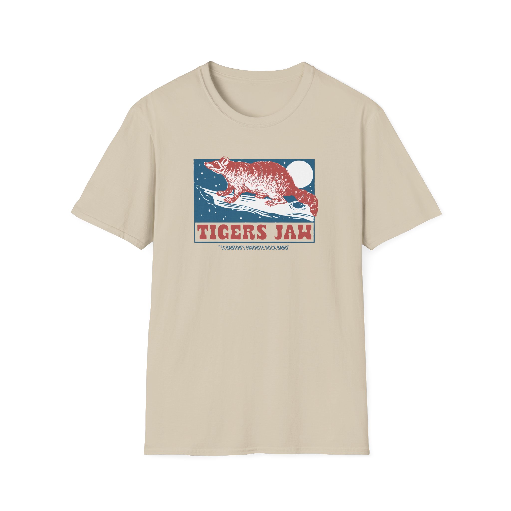 Tigers Jaw Raccoon Unisex Softstyle T-Shirt