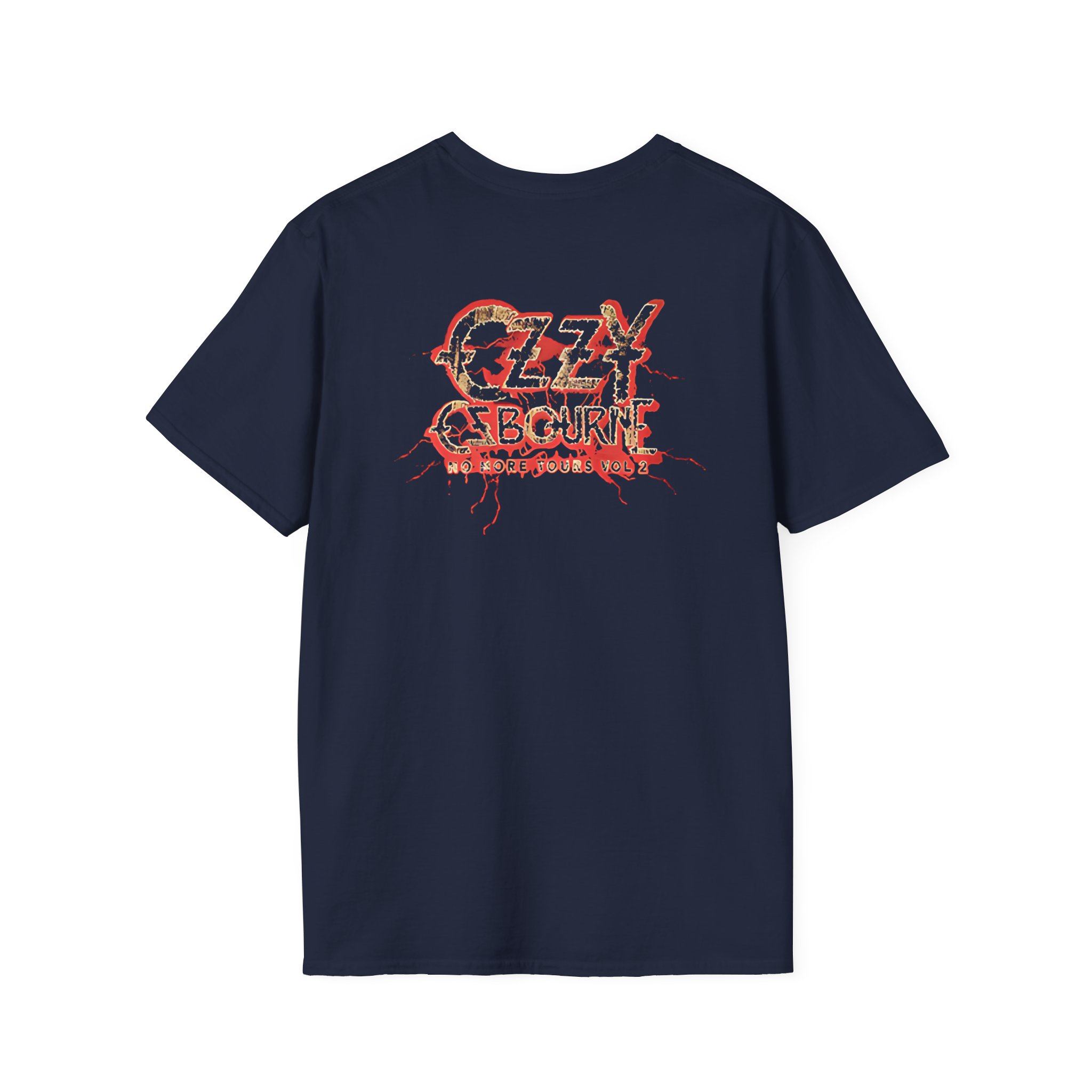 Ozzy Osbourne Red Lightning Tourback Unisex Softstyle T-Shirt