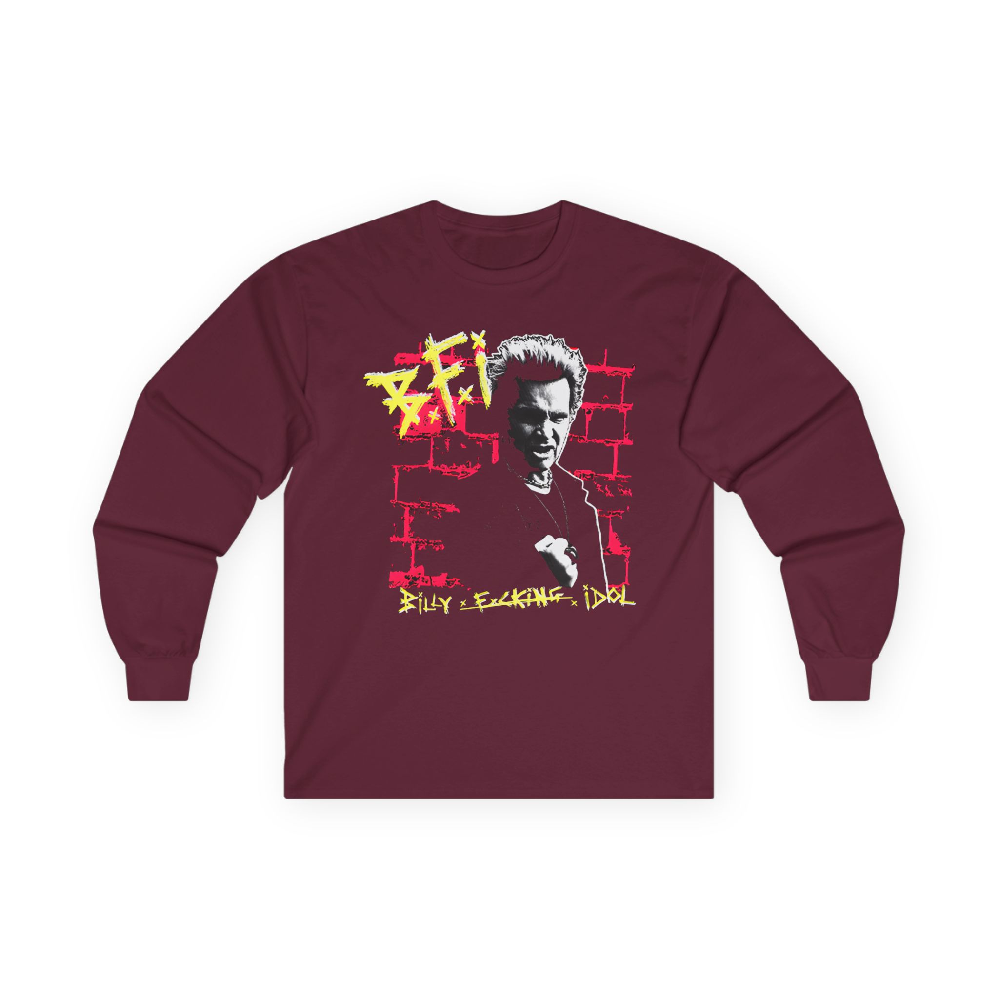 Billy Idol BFI Brick Unisex Ultra Cotton Long Sleeve Tee