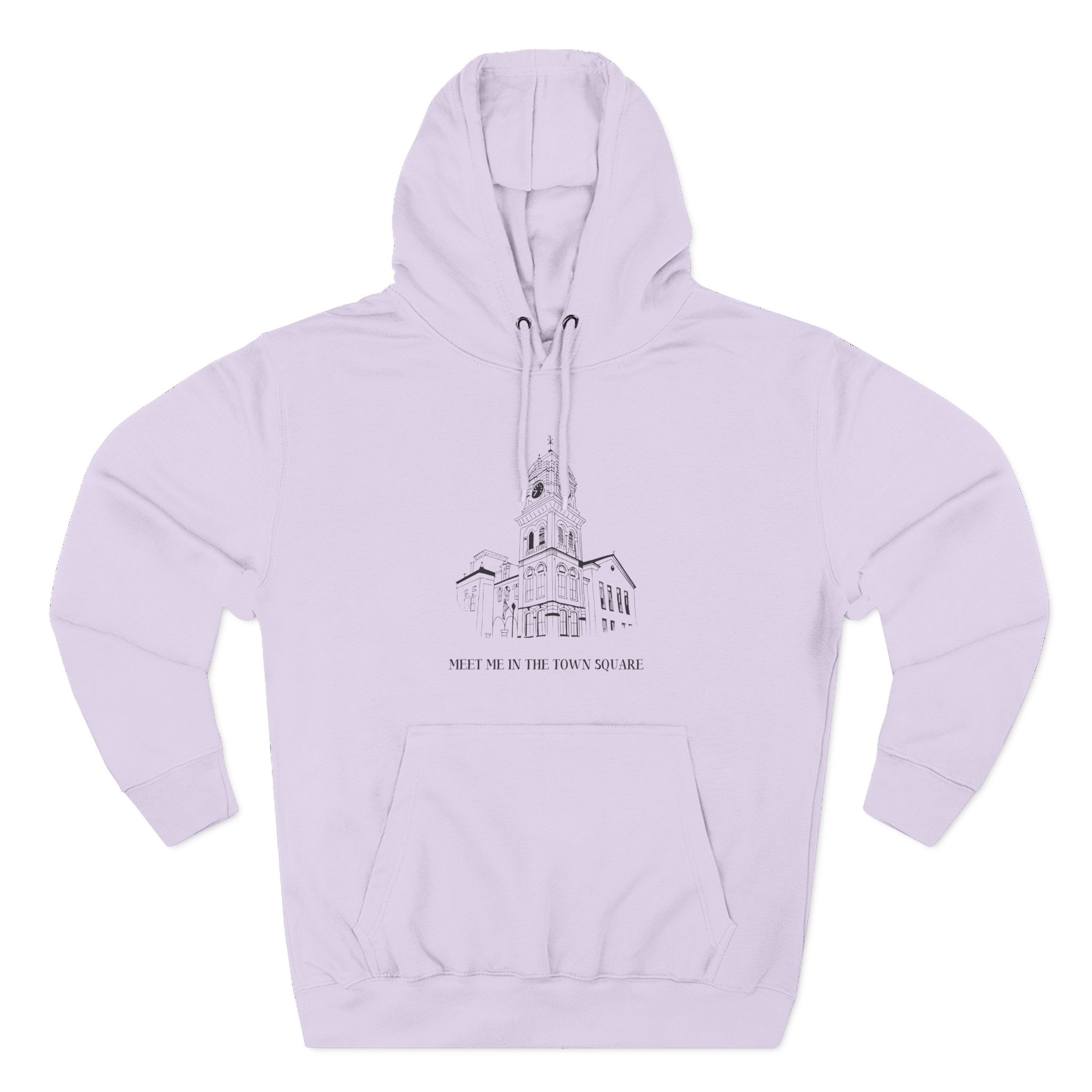 Nina Dobrev Eet Me in the Town Square Three-Panel Fleece Hoodie