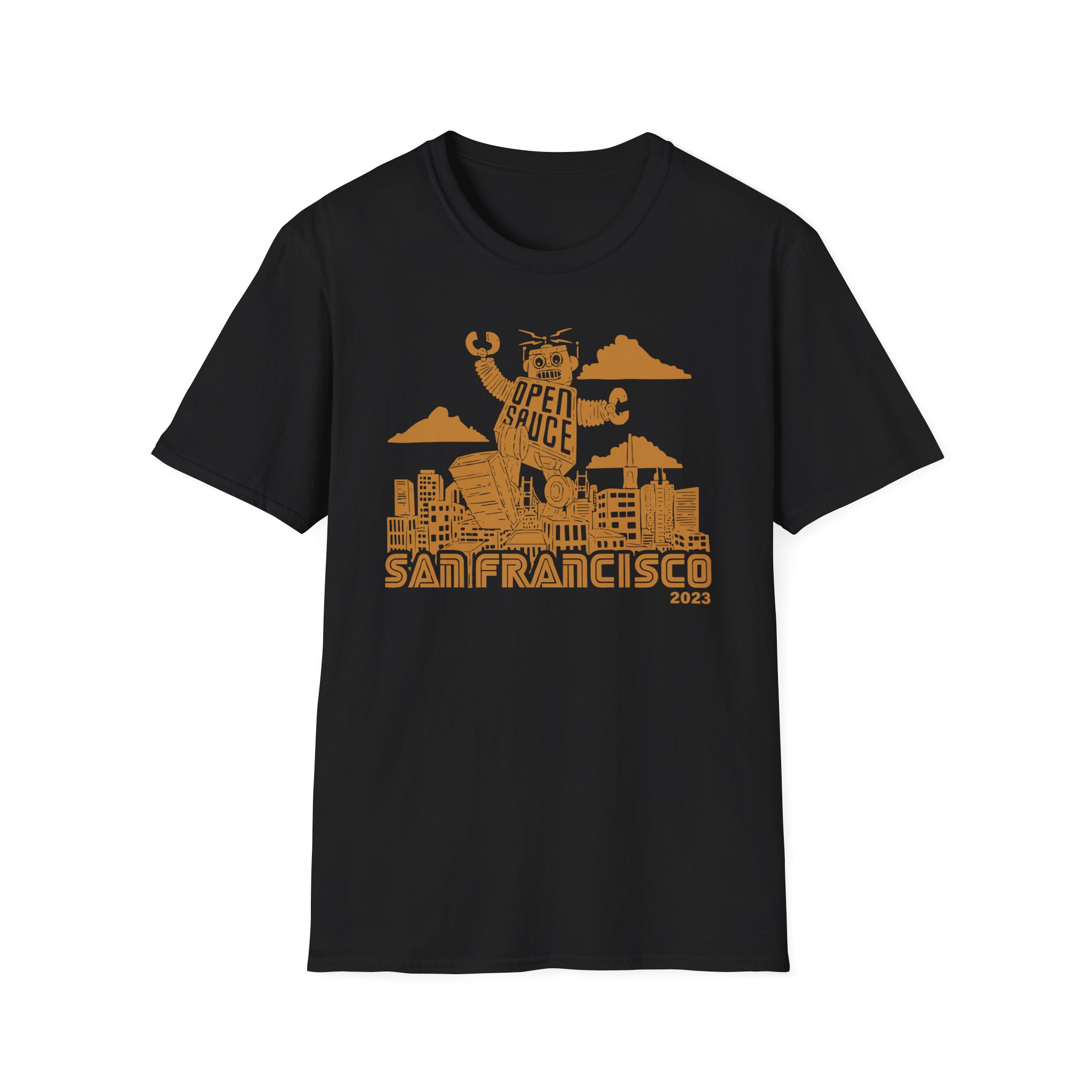 William Osman Open Sauce San Francisco Unisex Softstyle T-Shirt