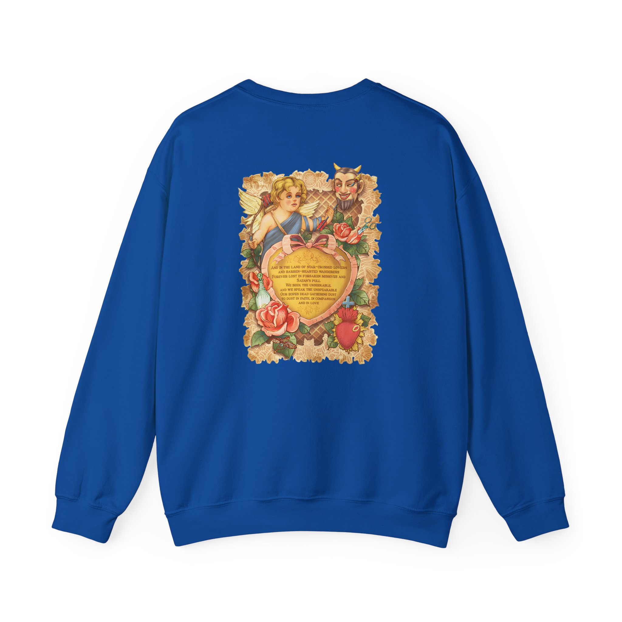 The Smashing Pumpkins Cupid De Locke Unisex Heavy Blendâ„¢ Crewneck Sweatshirt