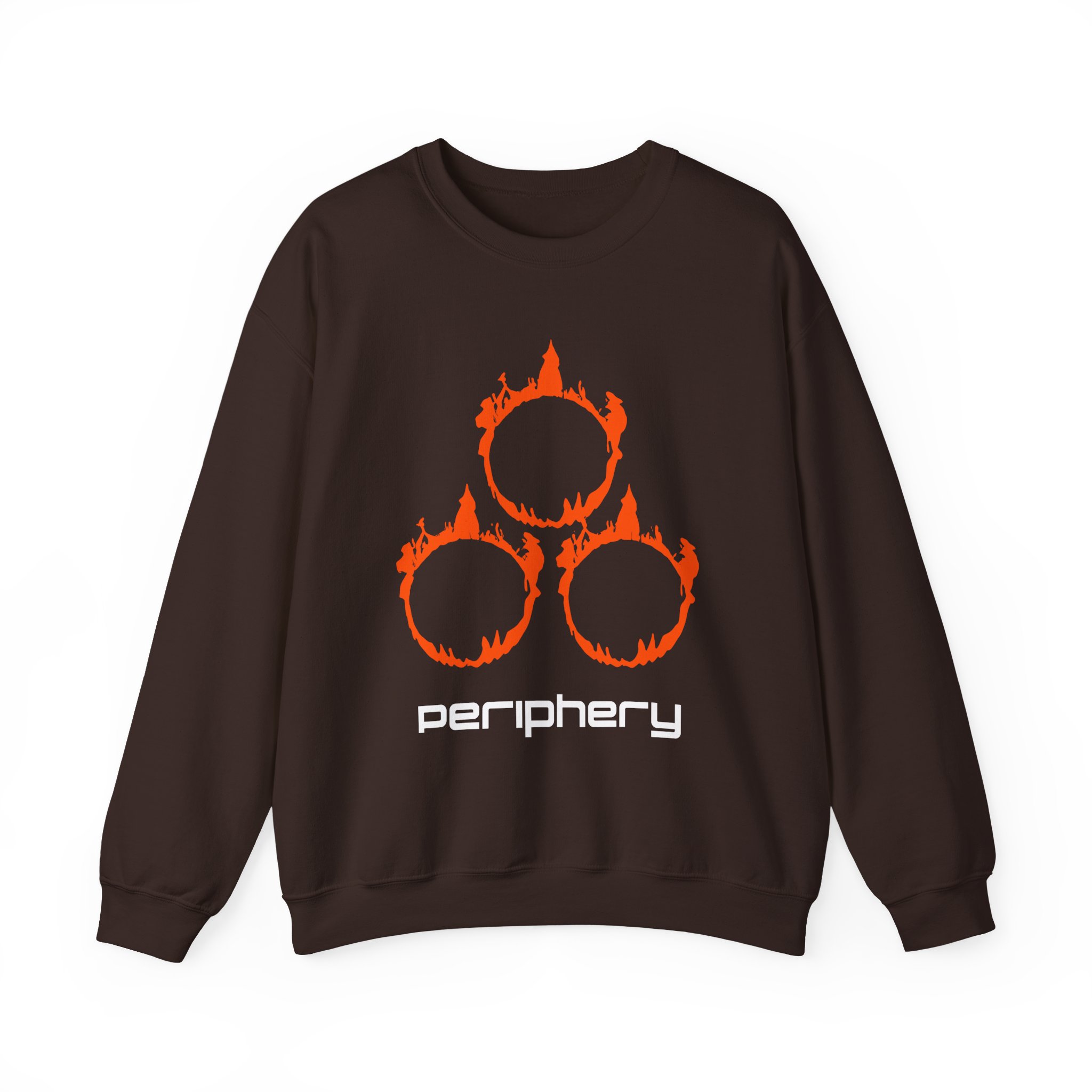 Periphery Circle Flames Unisex Heavy Blendâ„¢ Crewneck Sweatshirt