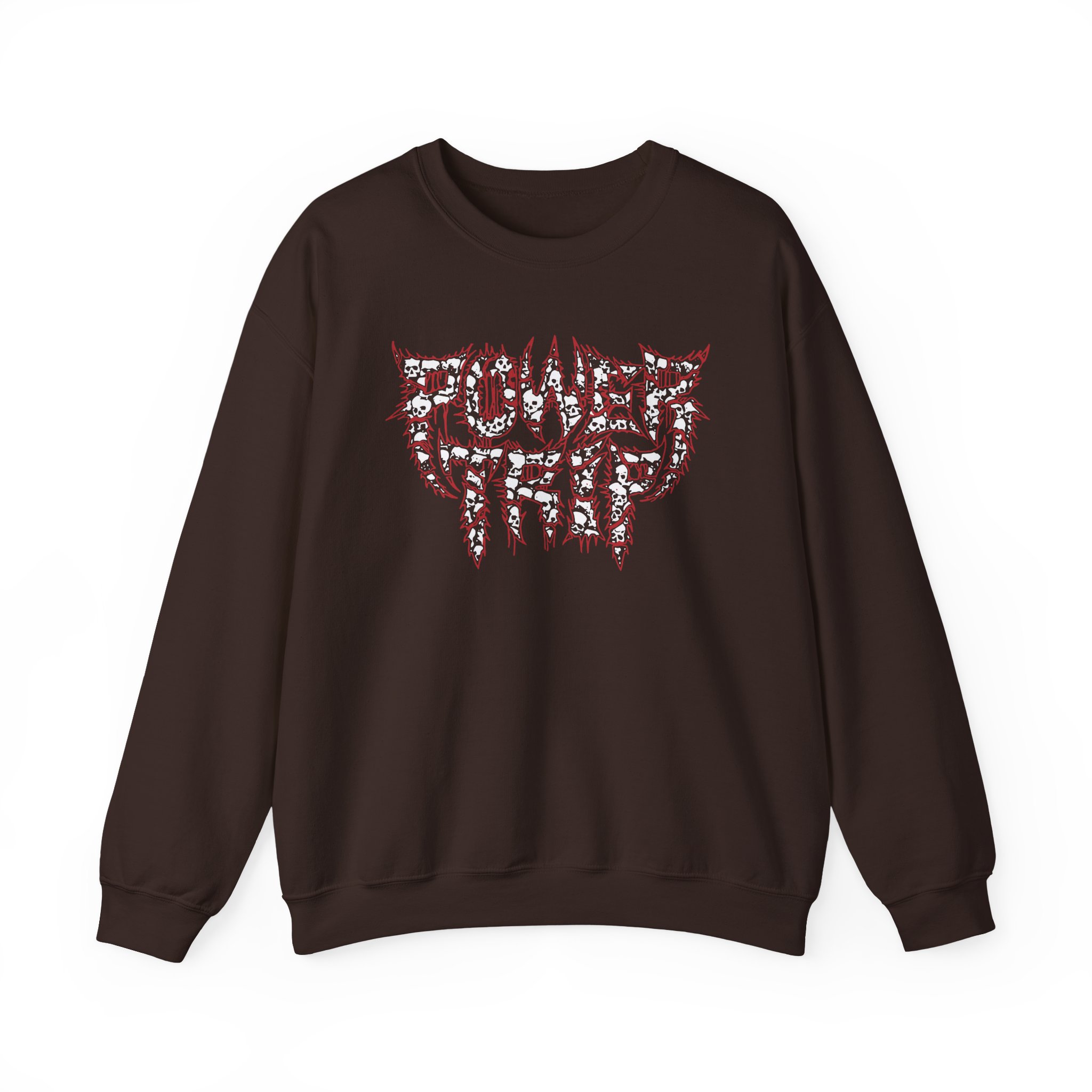 Power Trip Skull Logo Unisex Heavy Blendâ„¢ Crewneck Sweatshirt