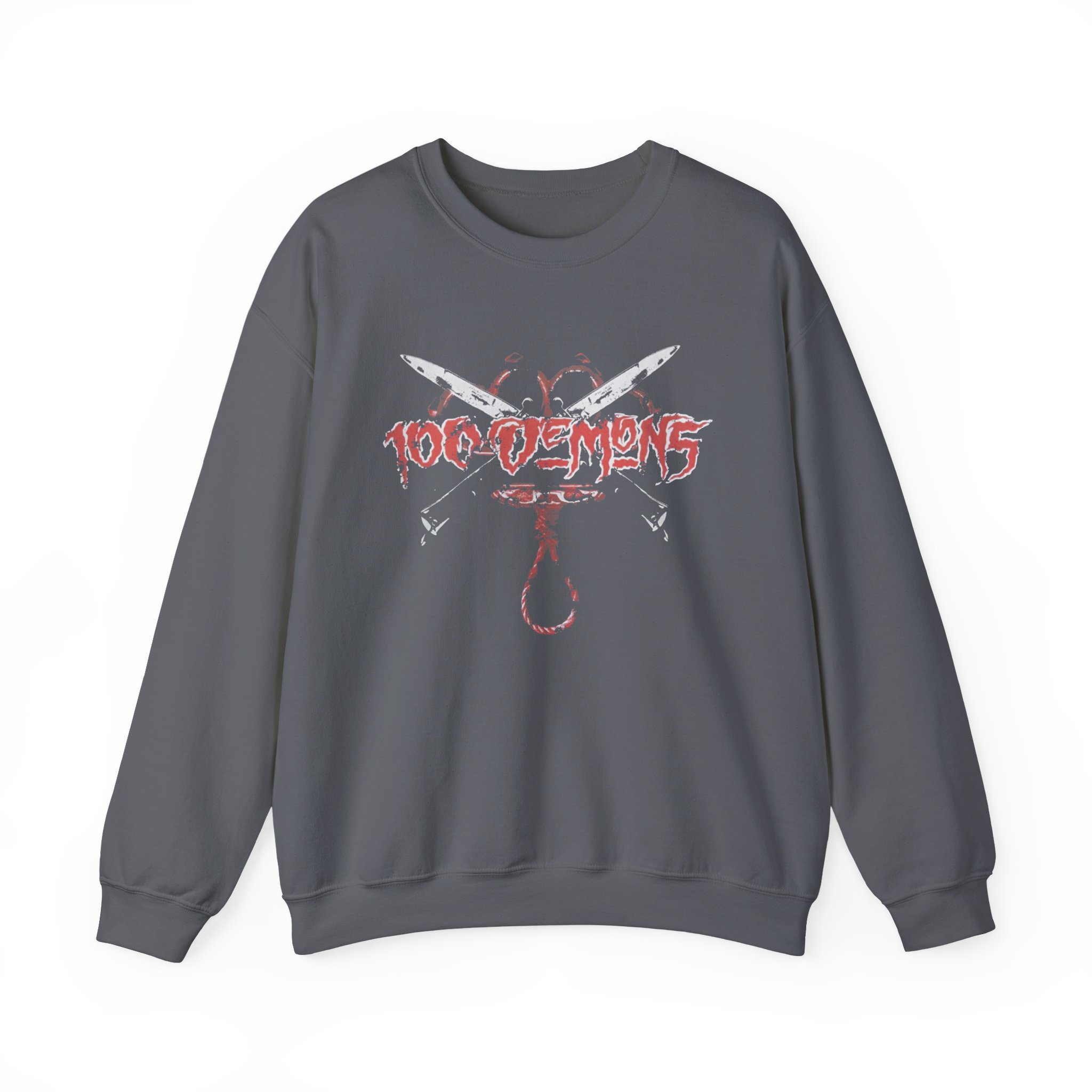 100 Demons Unisex Heavy Blendâ„¢ Crewneck Sweatshirt