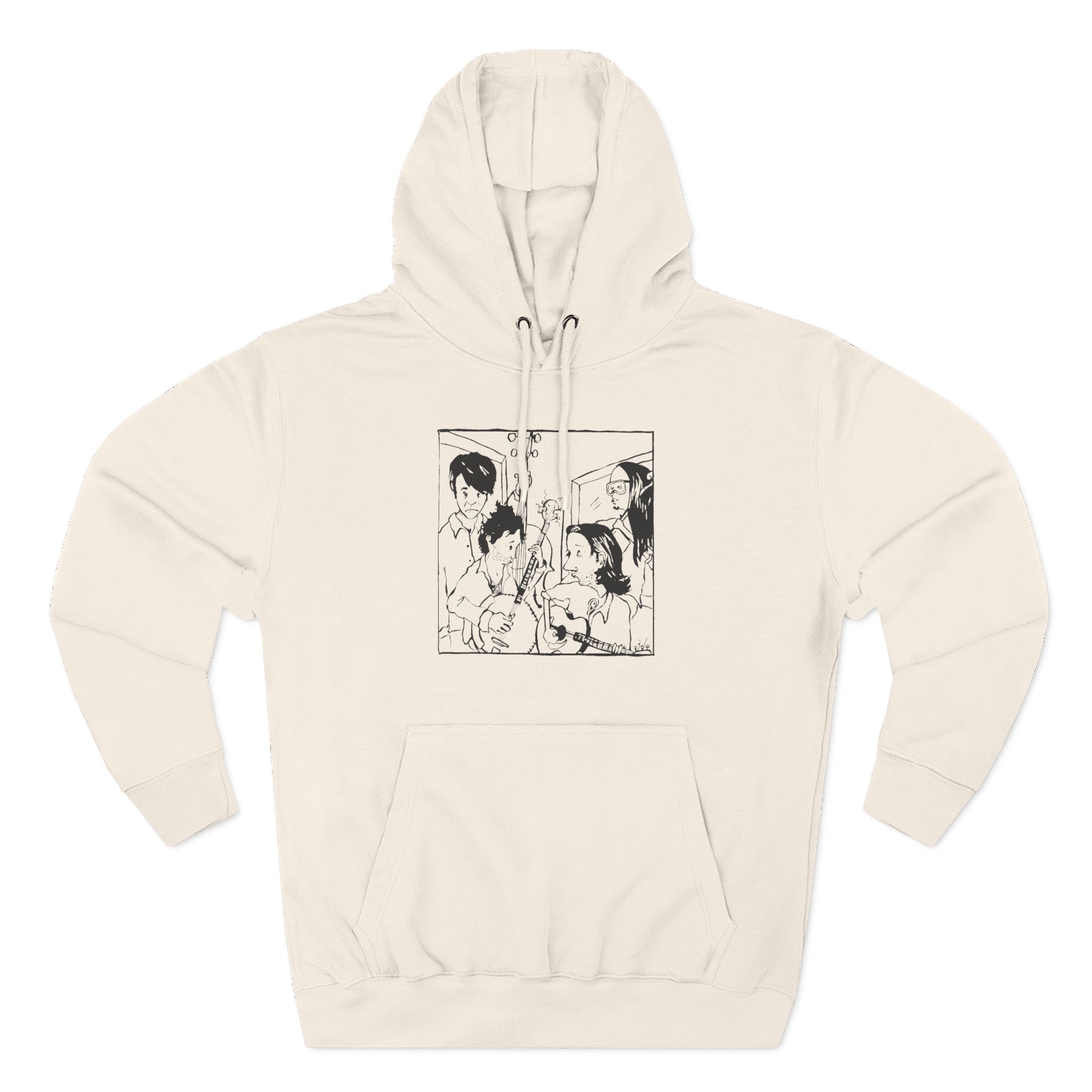 Avett Brothers Seth Drawing Three-Panel Fleece Hoodie