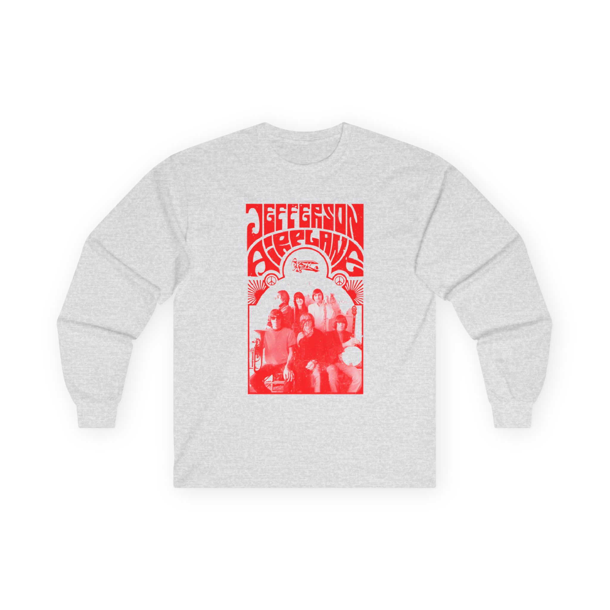 Jefferson Airplane Band Photo Unisex Ultra Cotton Long Sleeve Tee