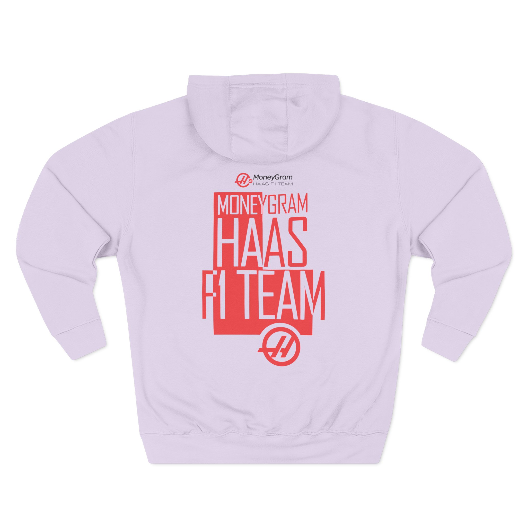 Haas F1 Color Block Three-Panel Fleece Hoodie