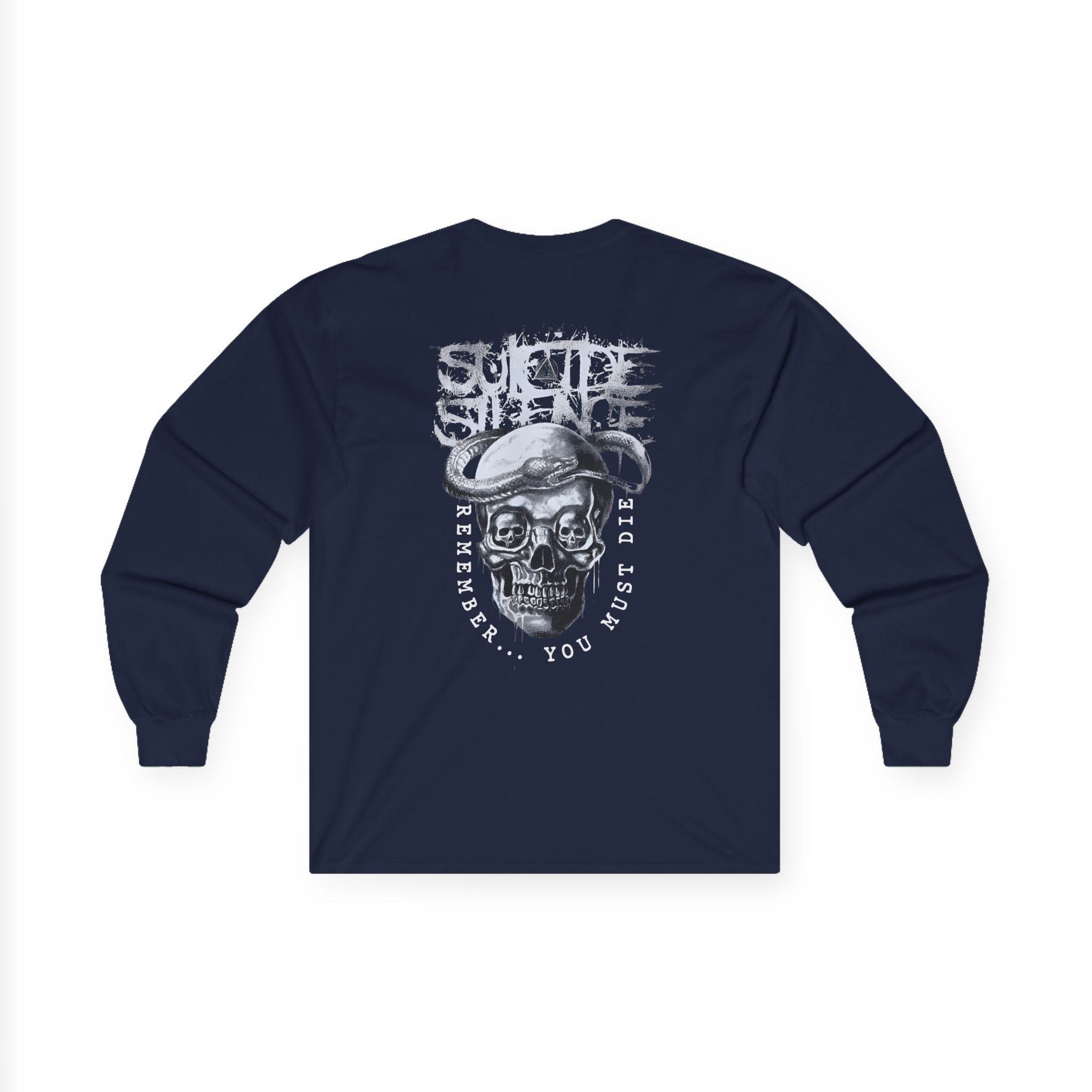 Suicide Silence Rymd Snake Skull Unisex Ultra Cotton Long Sleeve Tee