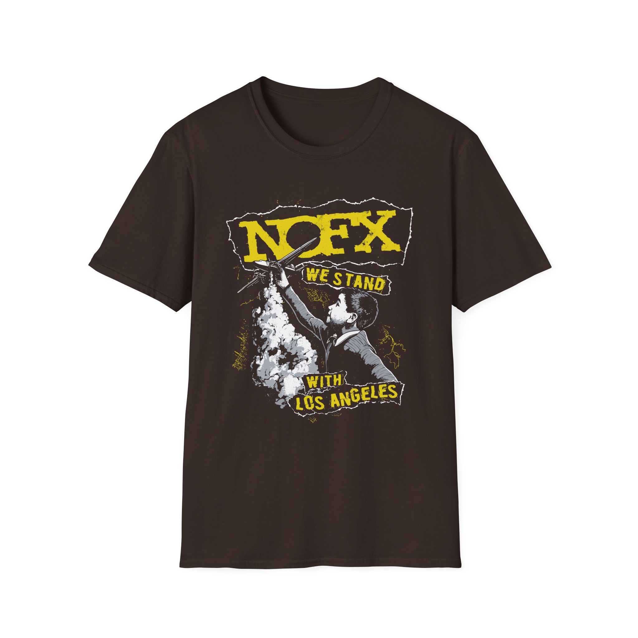 Nofx Fire Relief Unisex Softstyle T-Shirt
