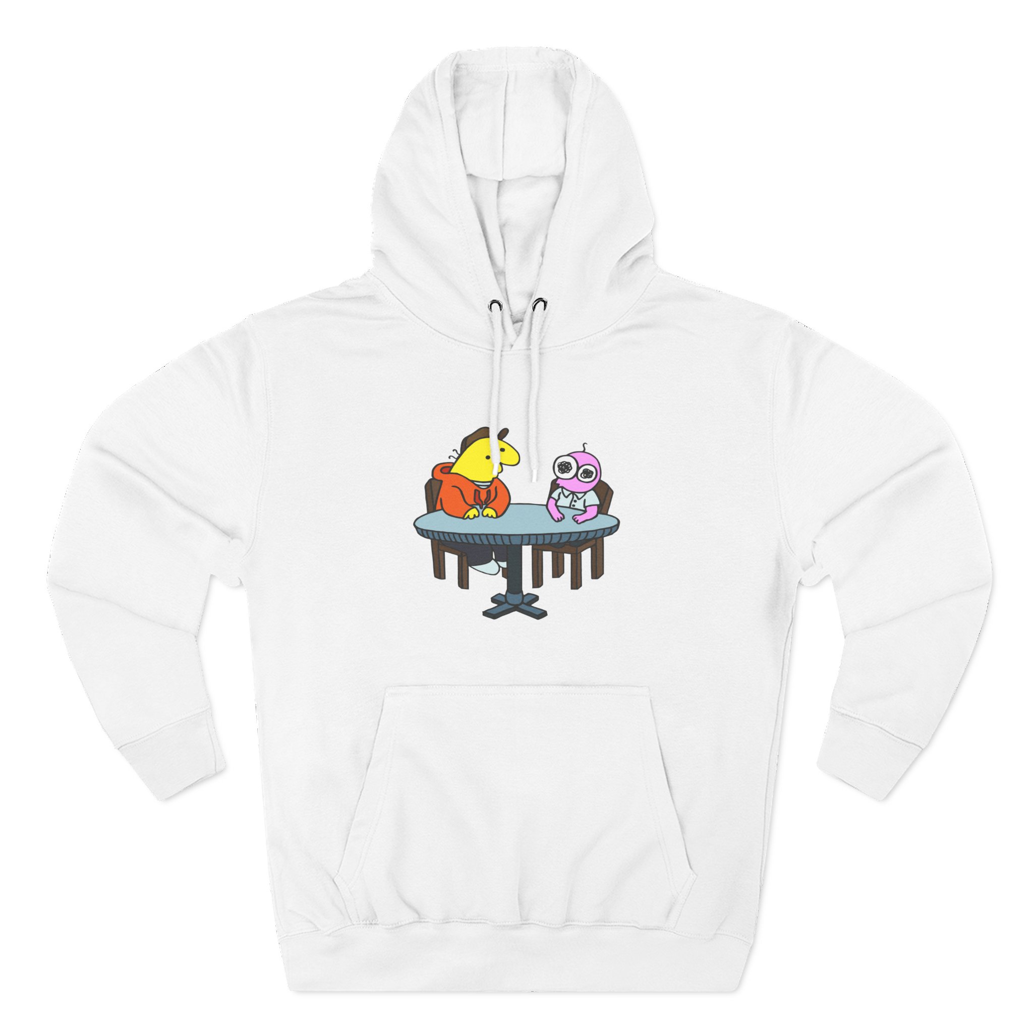 Smiling Friends Three-panel Fleece Hoodie