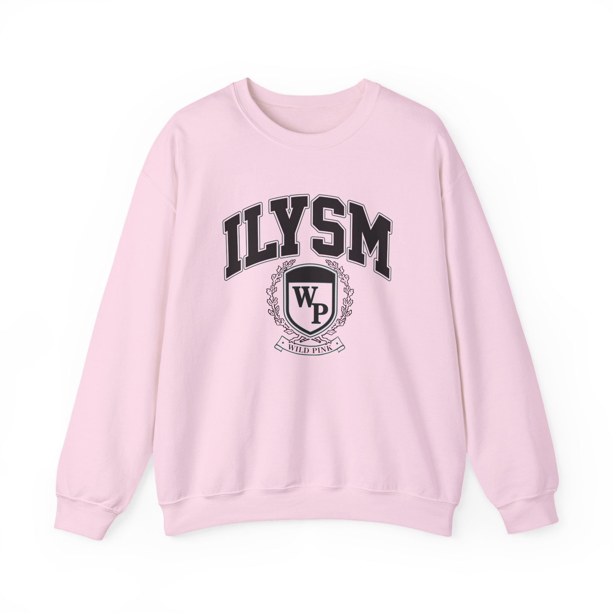 Wild Pink Ilysm Crew Collegiate Unisex Heavy Blendâ„¢ Crewneck Sweatshirt