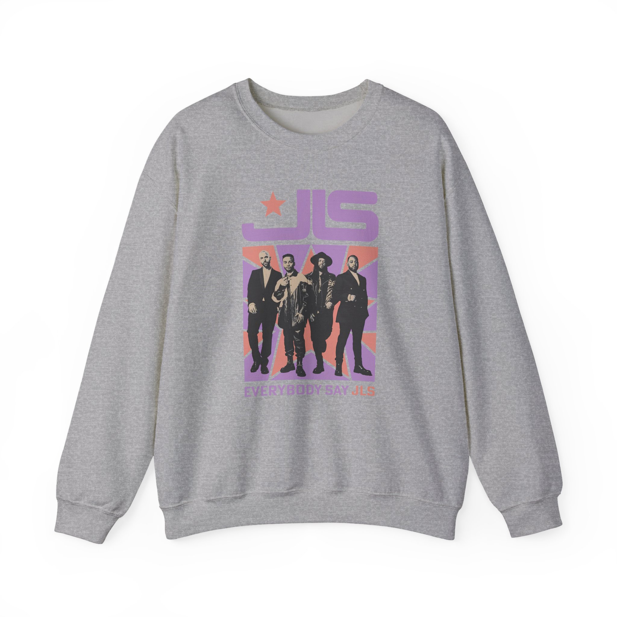 JLS, Everybody Say JLS Photo Star Unisex Heavy Blendâ„¢ Crewneck Sweatshirt