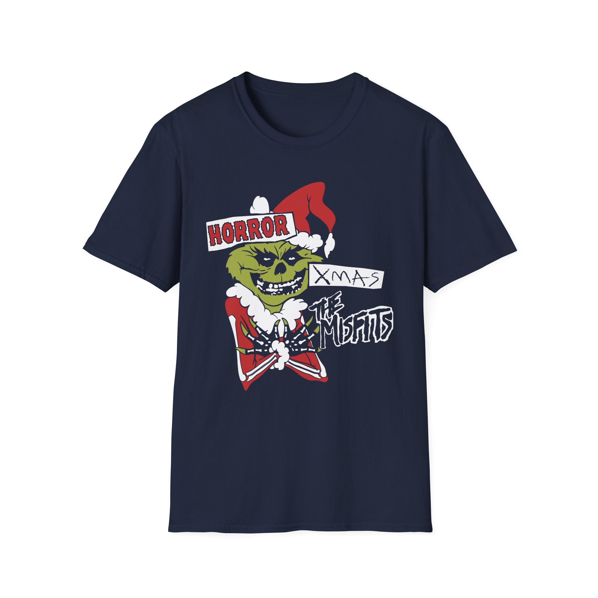 Misfits Horror Xmas Unisex Softstyle T-Shirt