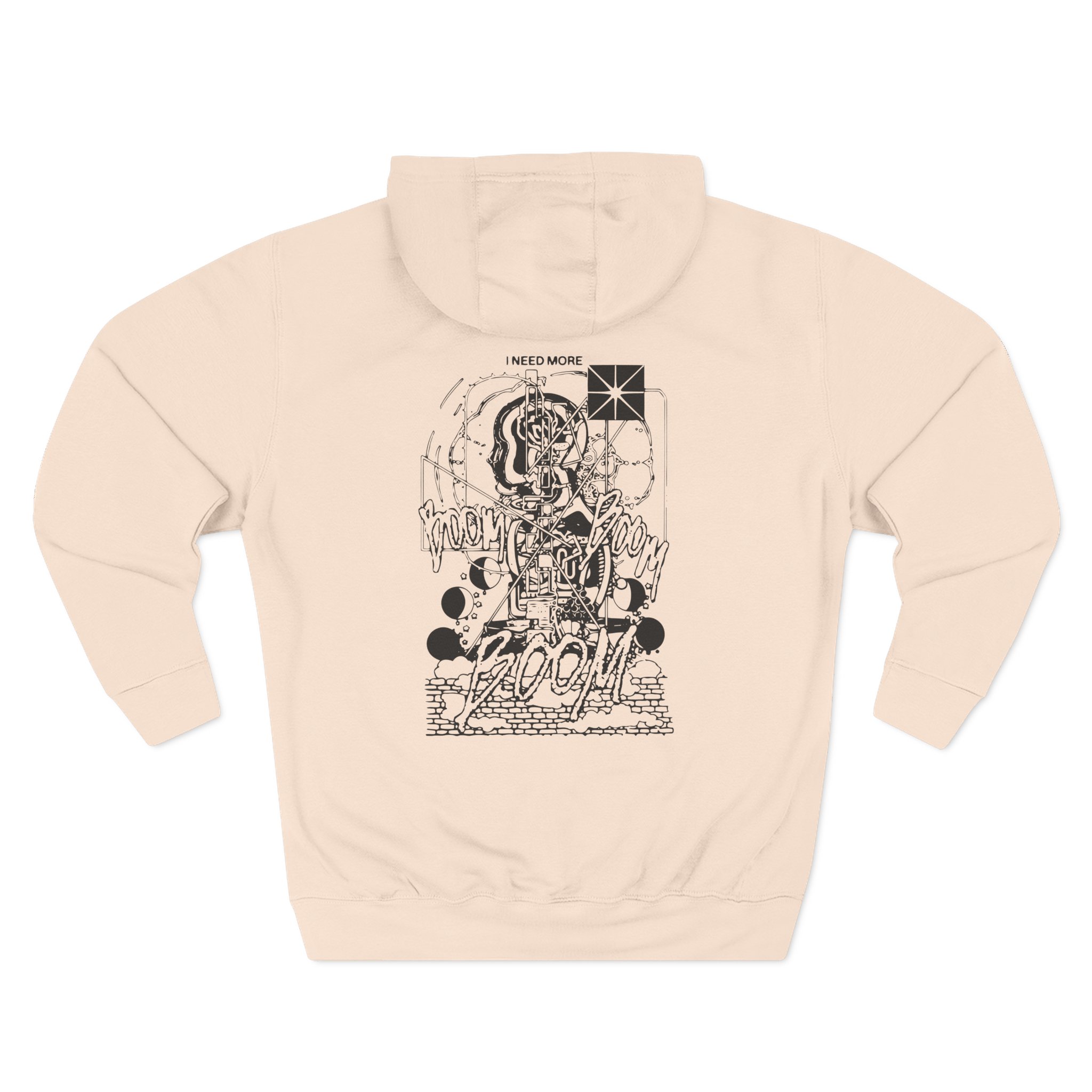 Turnstile Three-Panel Fleece Hoodie