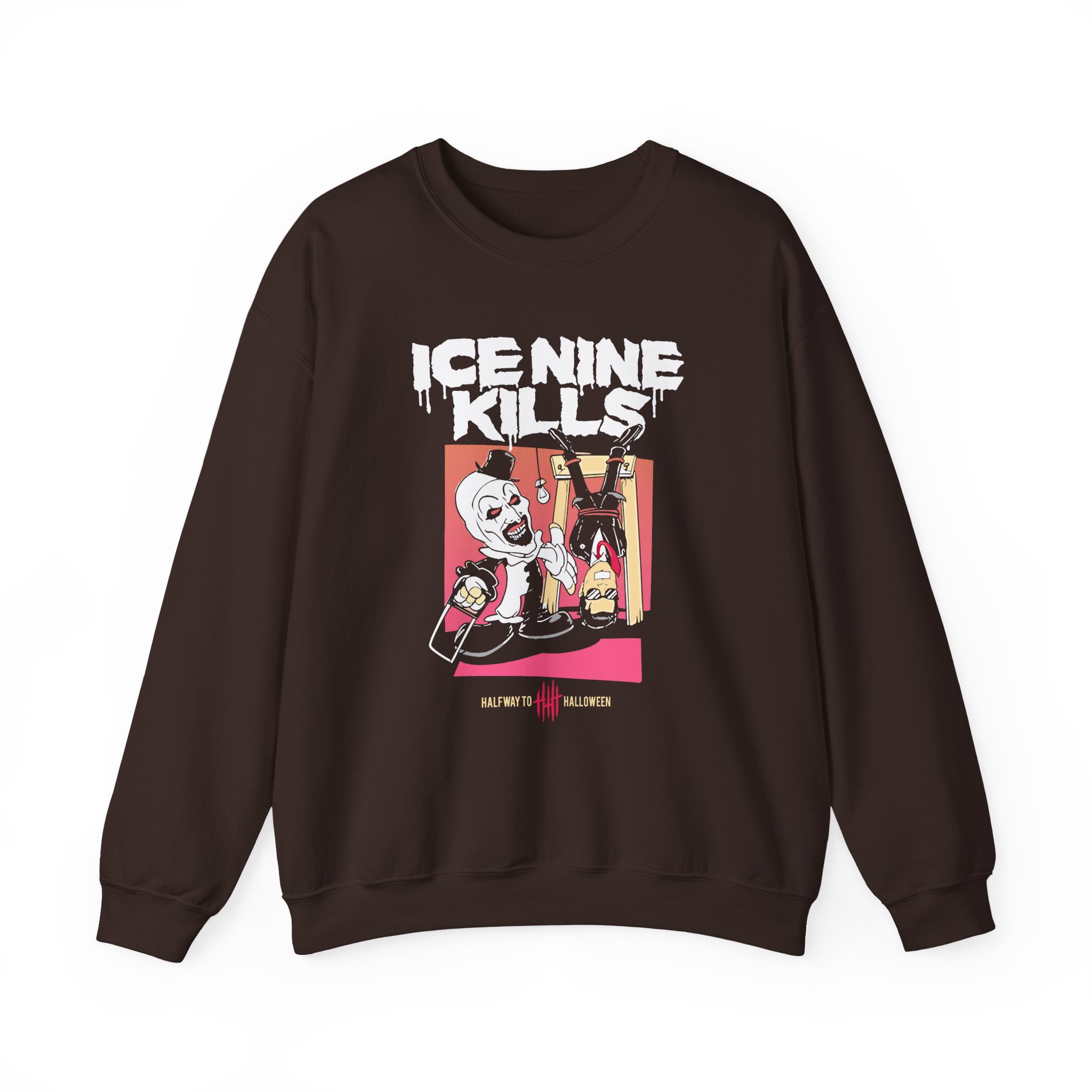 Ice Nine Kills Cut in Half Way to Halloween Unisex Heavy Blendâ„¢ Crewneck Sweatshirt