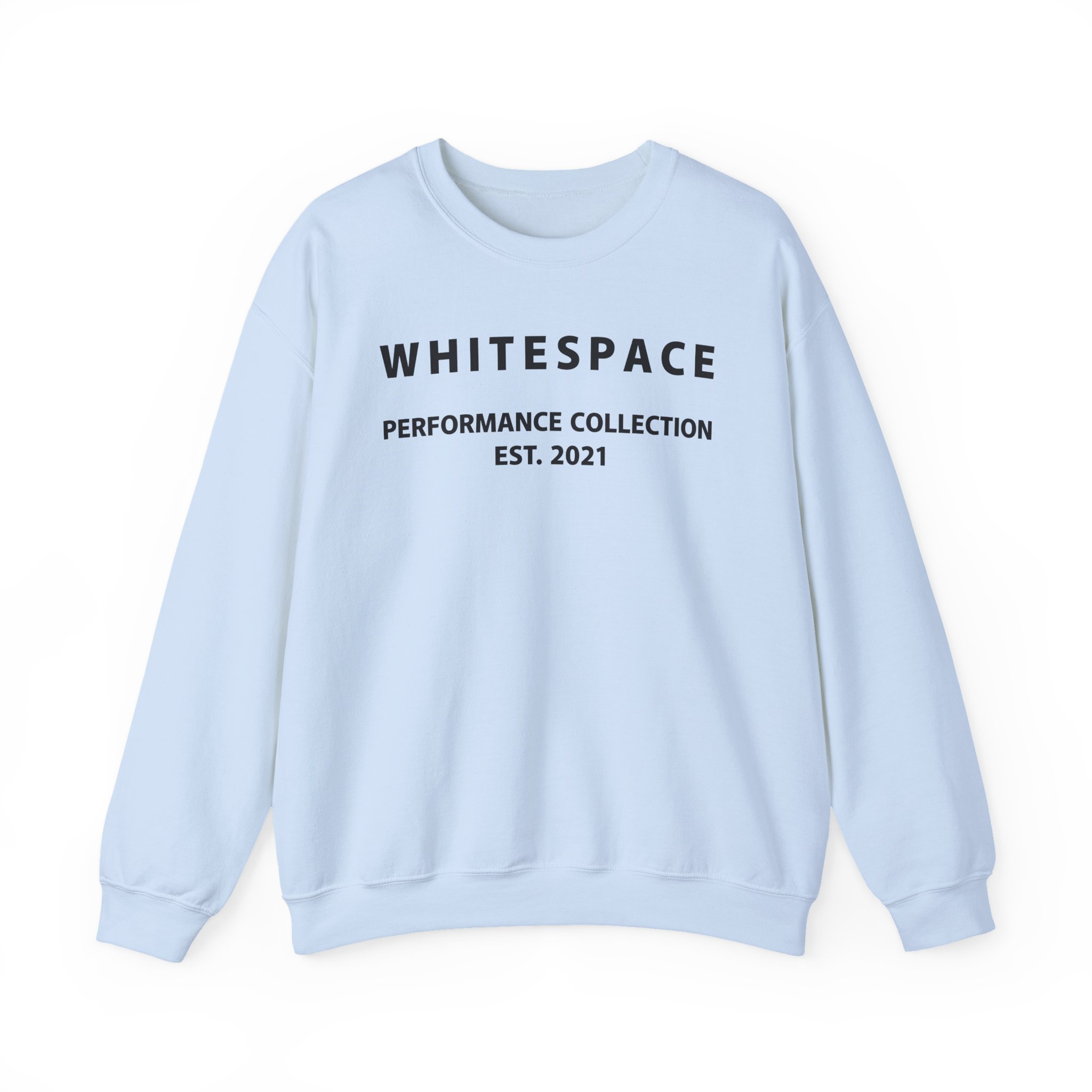Nina Dobrev Whitepace 3d Logo Unisex Heavy Blendâ„¢ Crewneck Sweatshirt