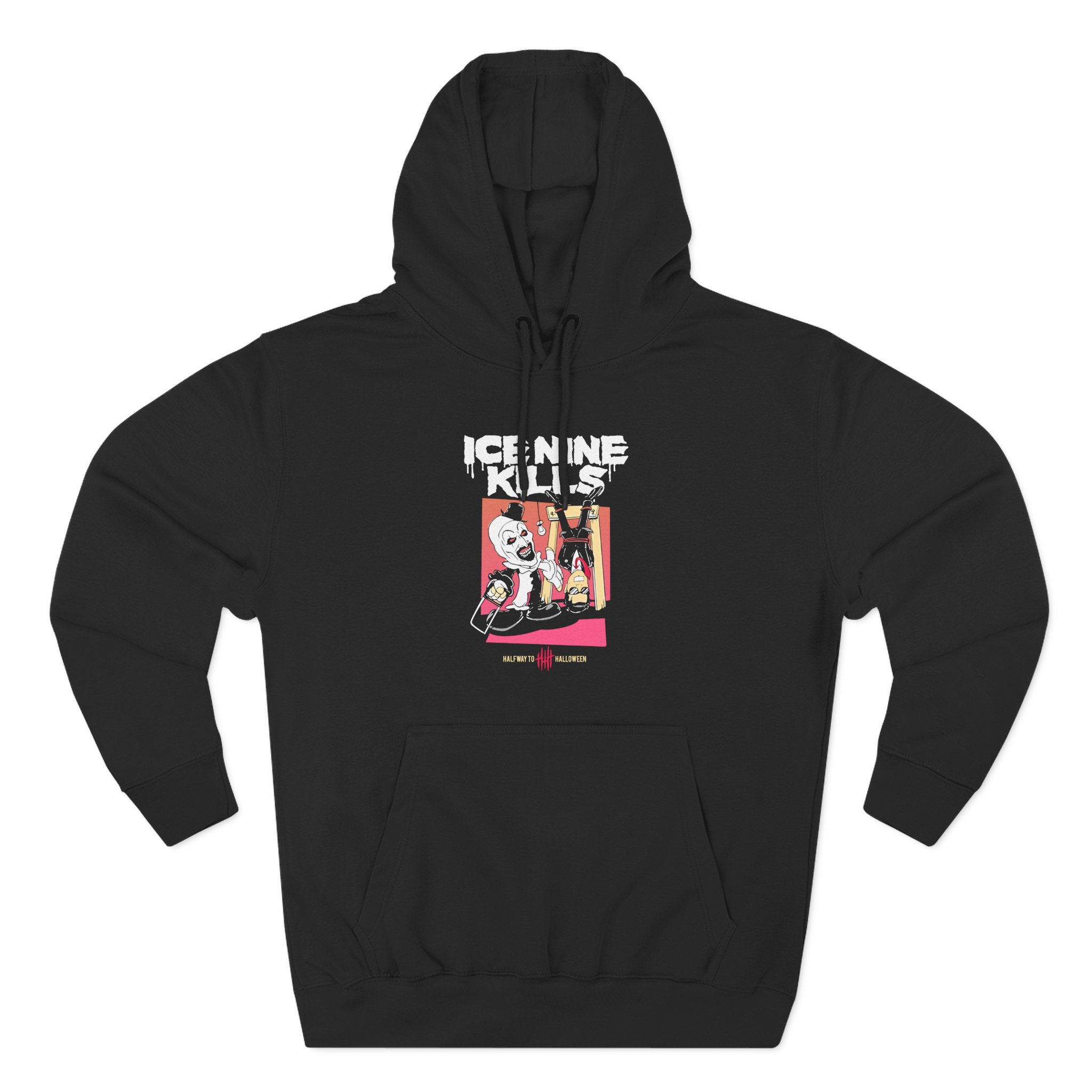 Ice Nine Kills Cut in Half Way to Halloween Three-Panel Fleece Hoodie