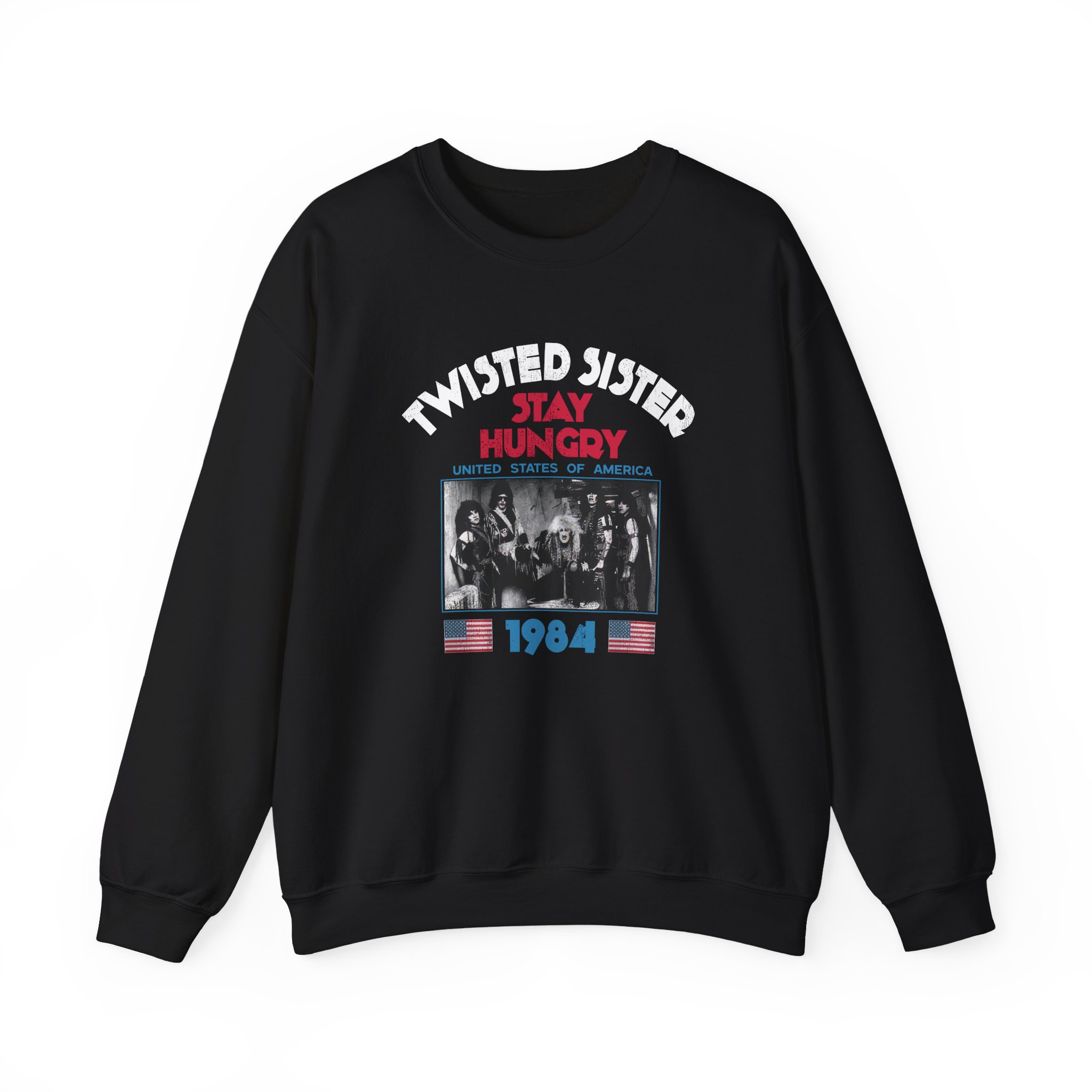 1984 Stay Hungry Tour Twisted Sisterv Unisex Heavy Blendâ„¢ Crewneck Sweatshirt