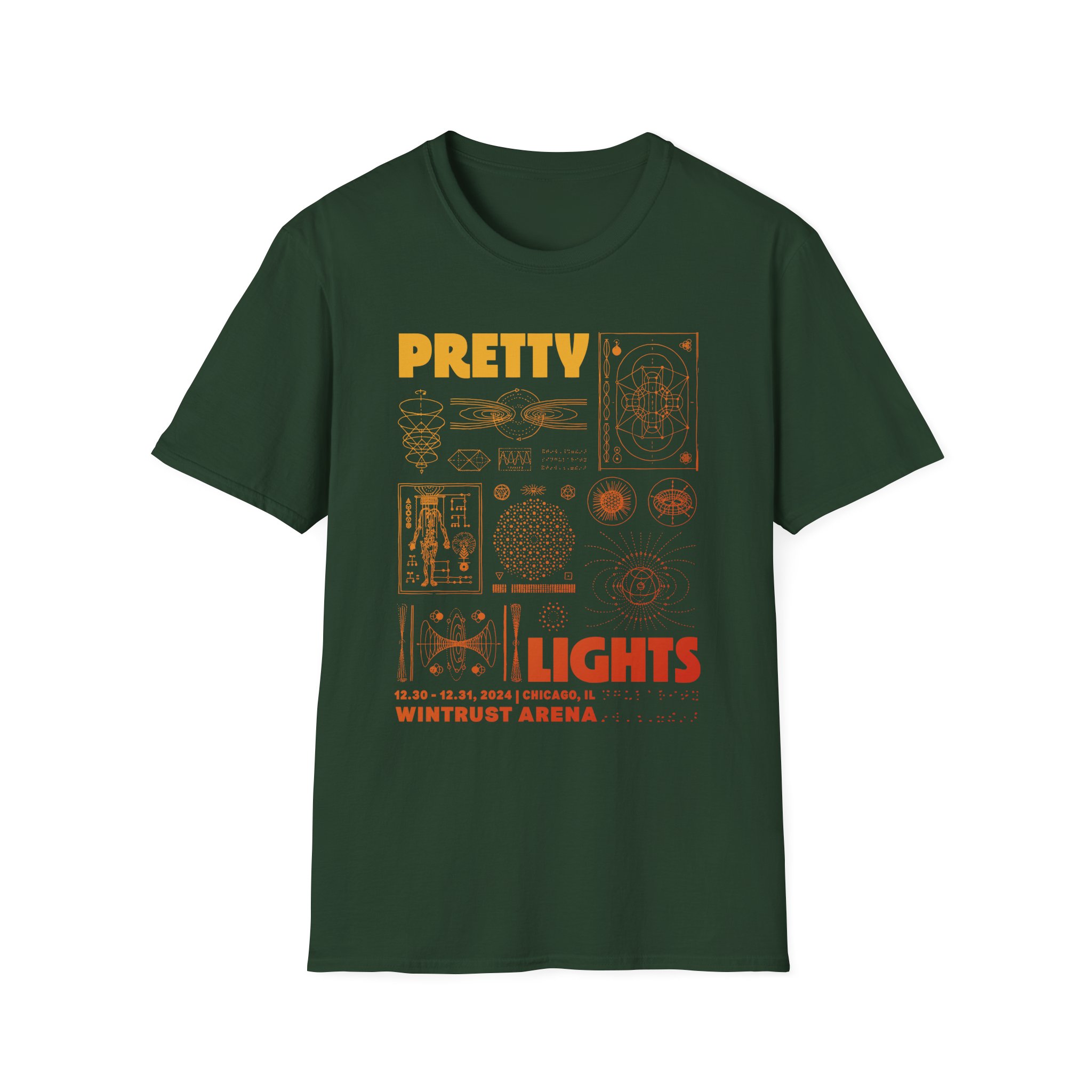 Pretty Lights Lucid Livestream @ Wintrust Arena Unisex Softstyle T-Shirt
