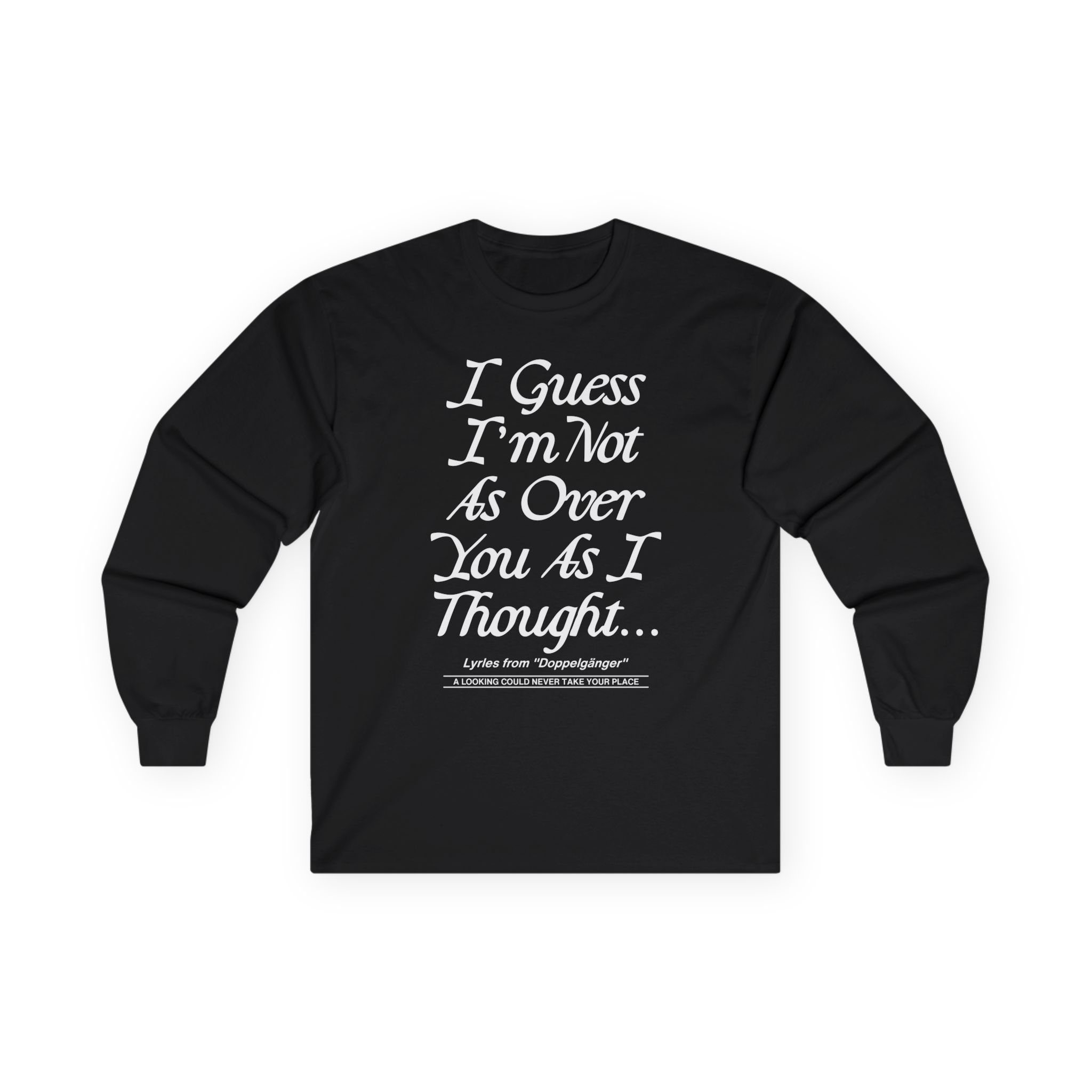 Joshua Bassett Doppelgänger Lyric Unisex Ultra Cotton Long Sleeve Tee