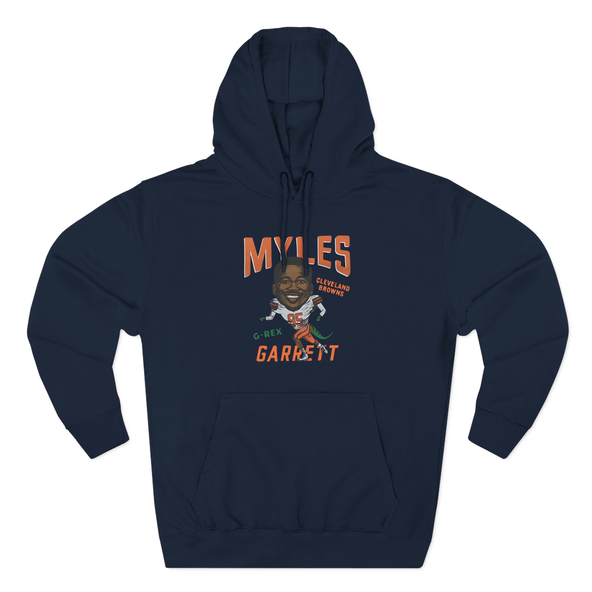 Myles Garrett Cleveland Browns Three-Panel Fleece Hoodie