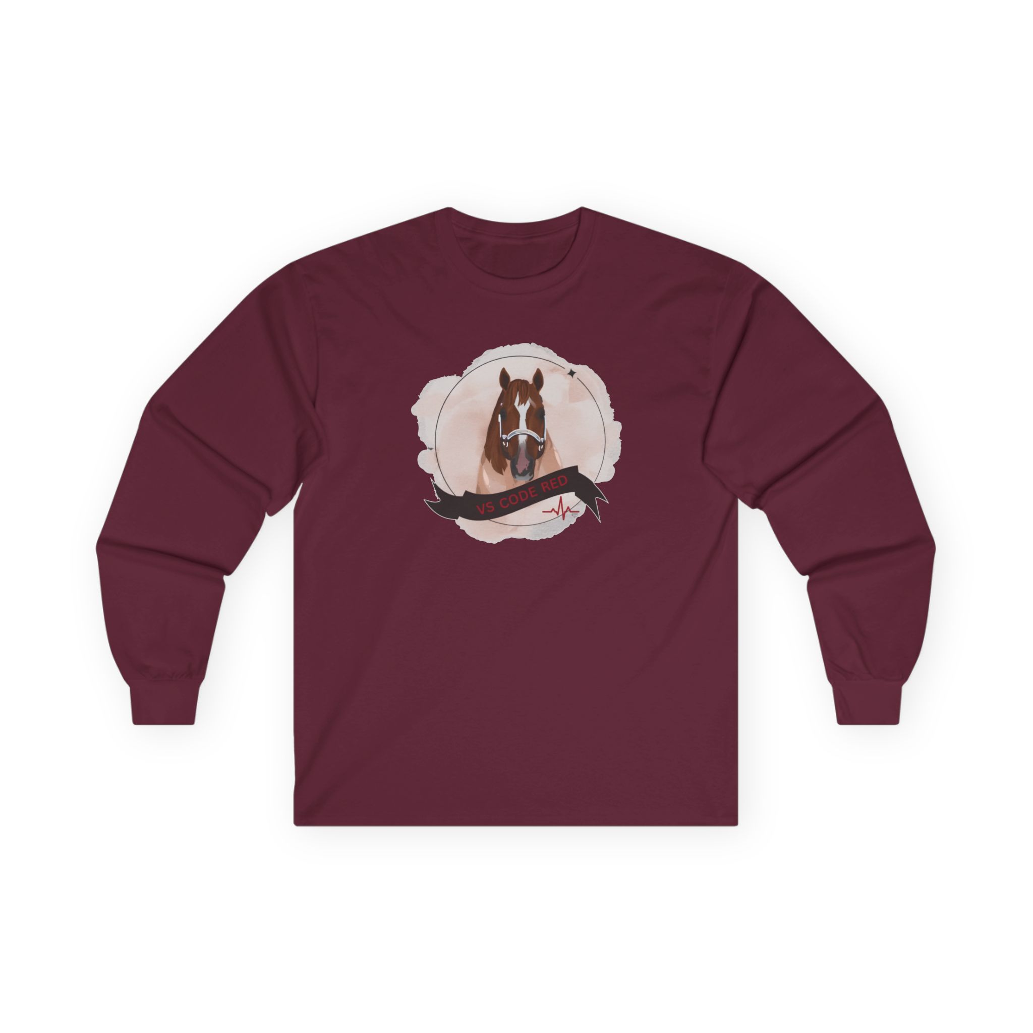 Katie Van Slyke VS Code Red Unisex Ultra Cotton Long Sleeve Tee