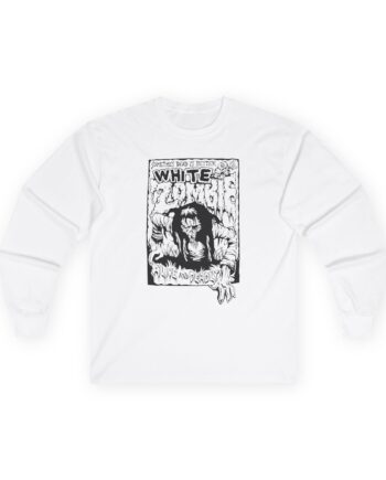 White Zombie Alive and Deadly Unisex Ultra Cotton Long Sleeve Tee