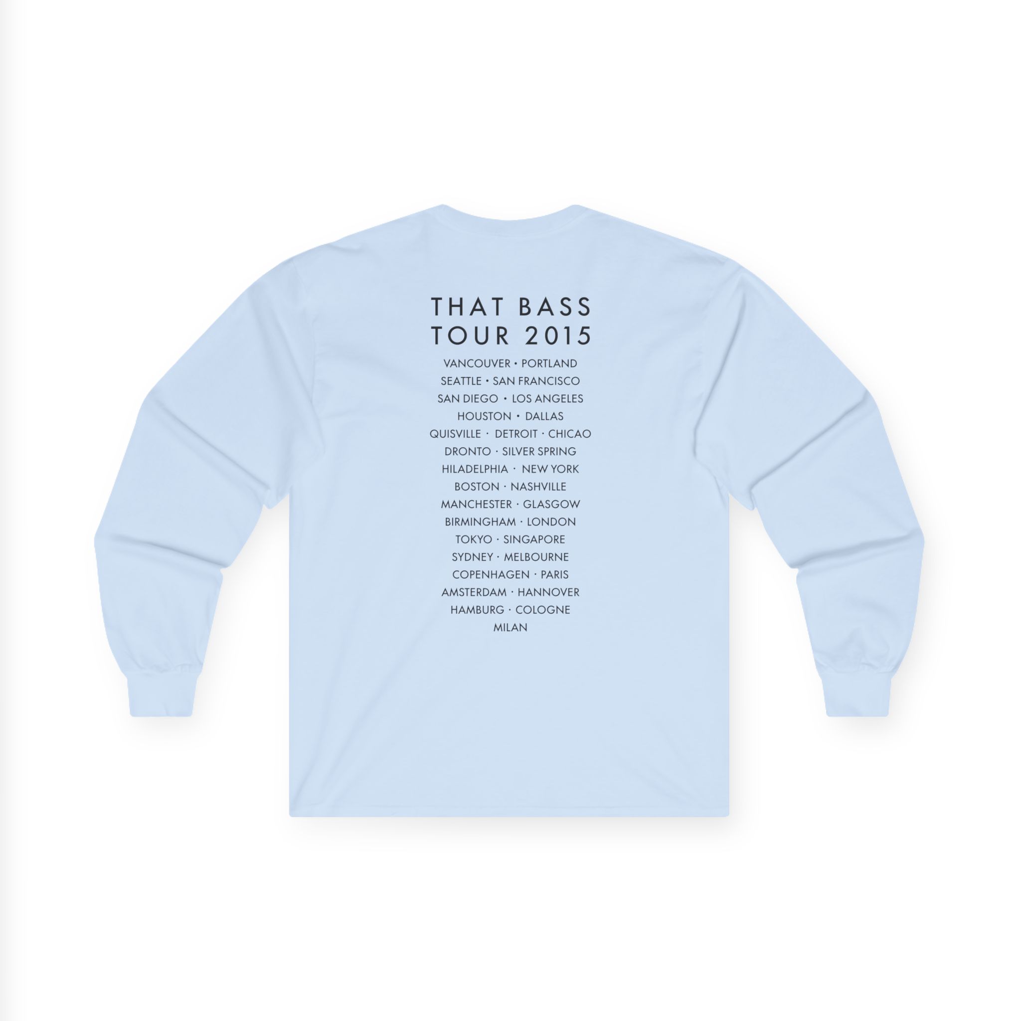 Meghan Trainor Title Pose Turquoise Unisex Ultra Cotton Long Sleeve Tee