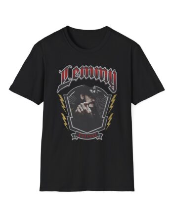 Lemmy Forever Insignia Unisex Softstyle T-Shirt