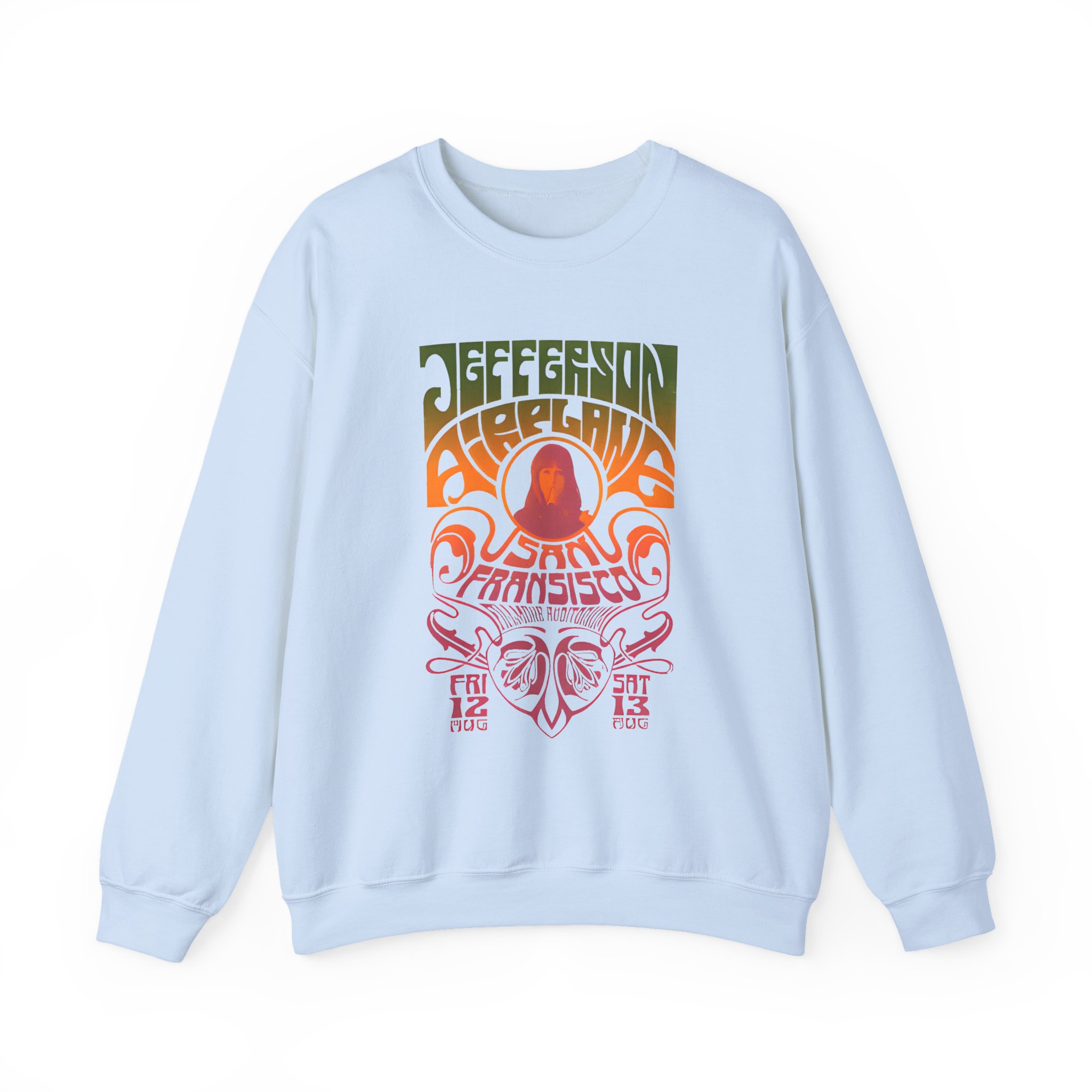 Jefferson Airplane Psychedelic Unisex Heavy Blendâ„¢ Crewneck Sweatshirt