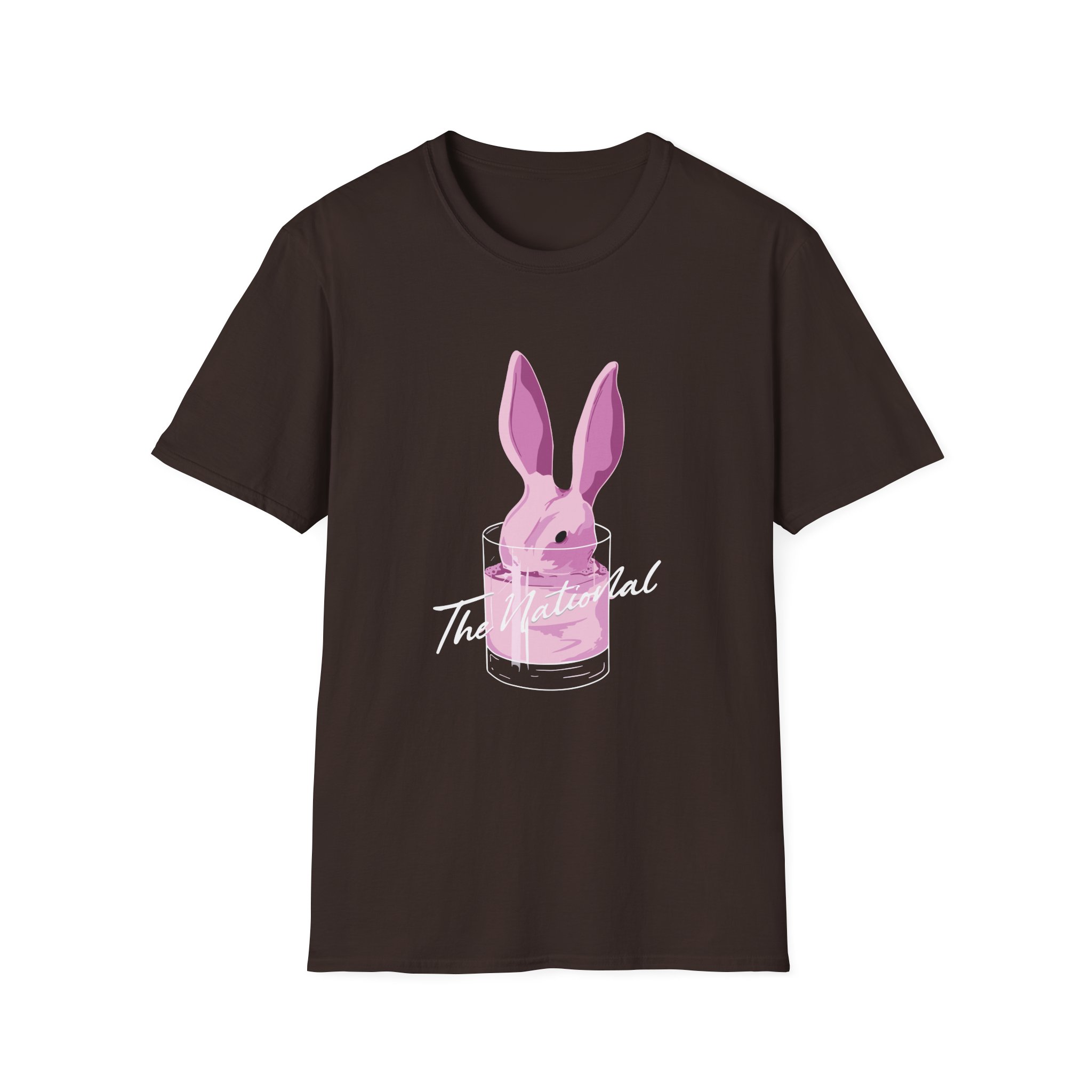 The National Pink Rabbits Unisex Softstyle T-shirt