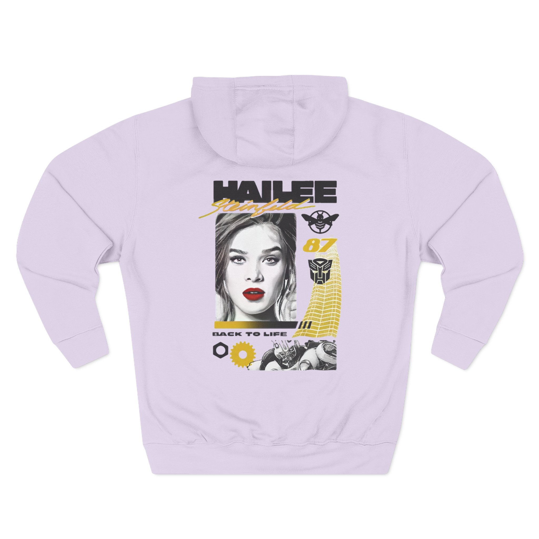 Hailee Steinfeld Bumblebee Moto Three-Panel Fleece Hoodie