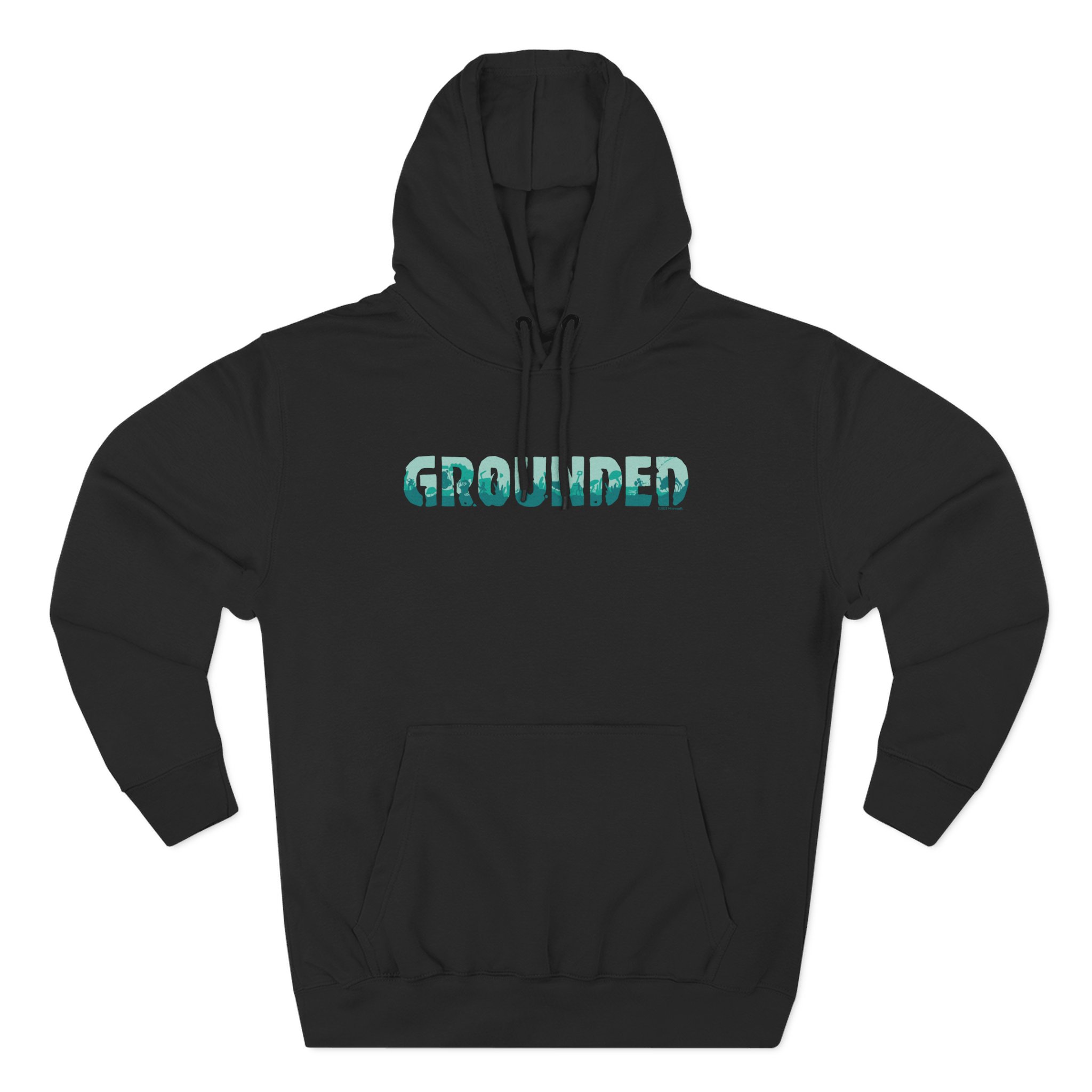Grounded Logo Three-Panel Fleece Hoodie