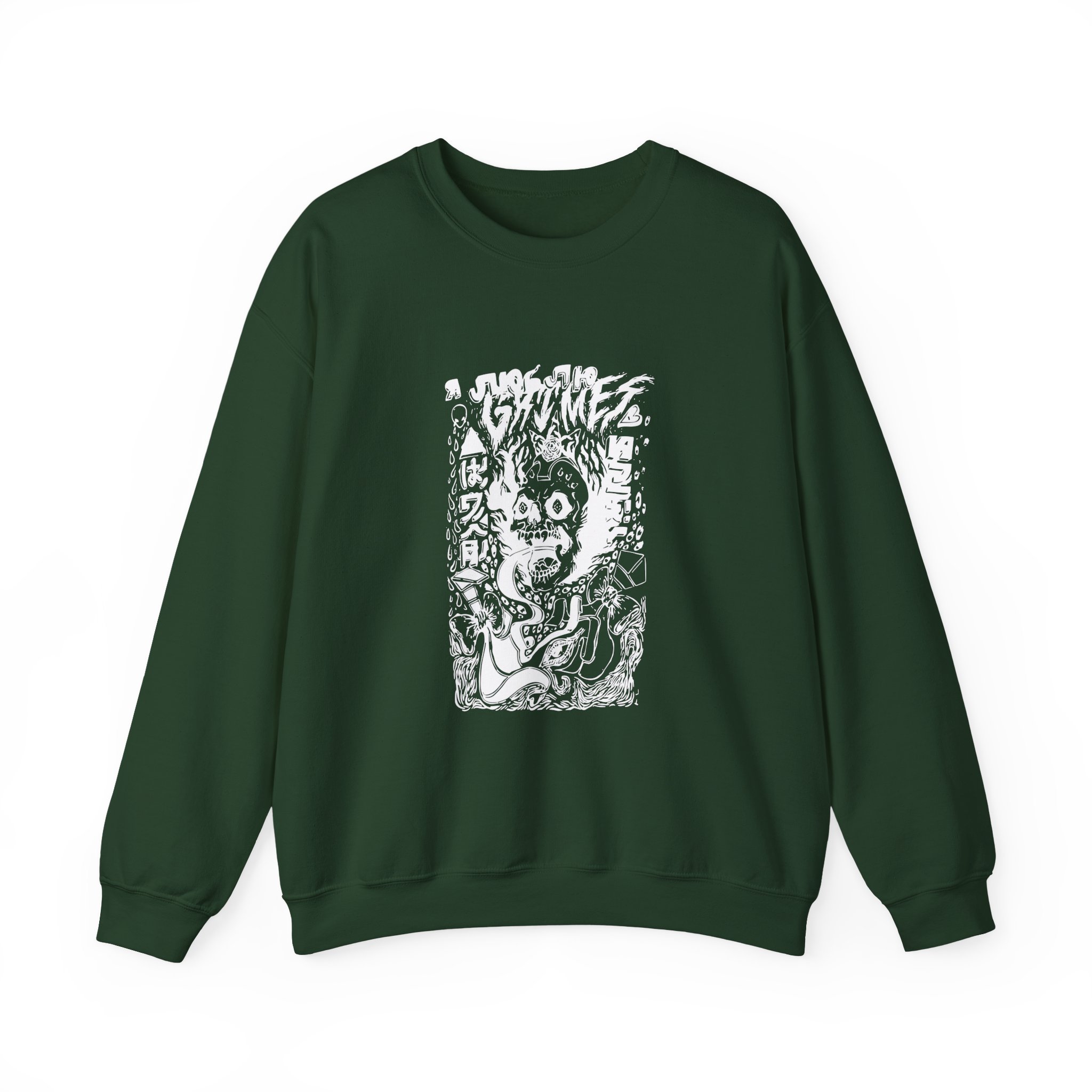 Grimes Vission Unisex Heavy Blend Crewneck Sweatshirt