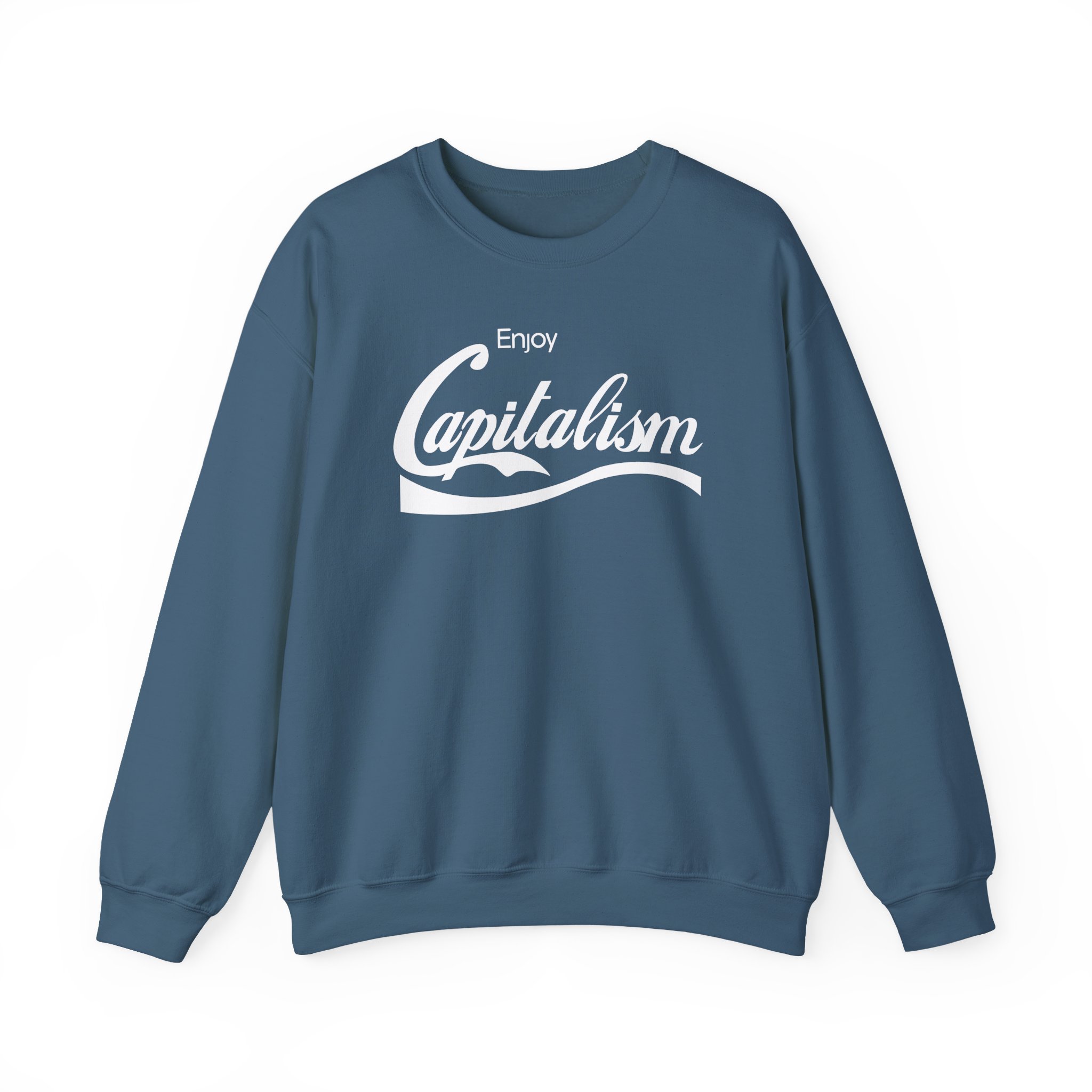 Valuetainment Enjoy Capitalism Unisex Heavy Blendâ„¢ Crewneck Sweatshirt