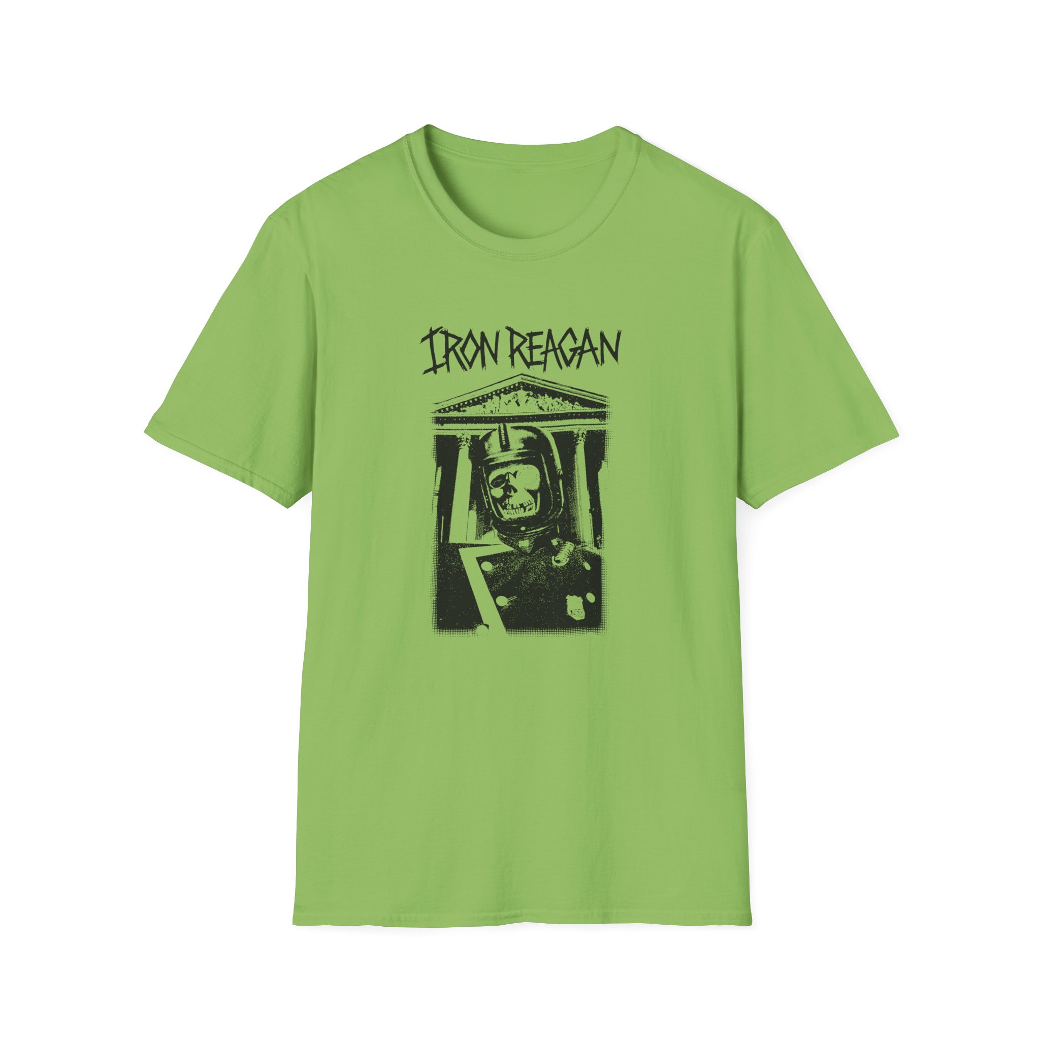 Iron Reagan Rewind Black Ink Unisex Softstyle T-Shirt
