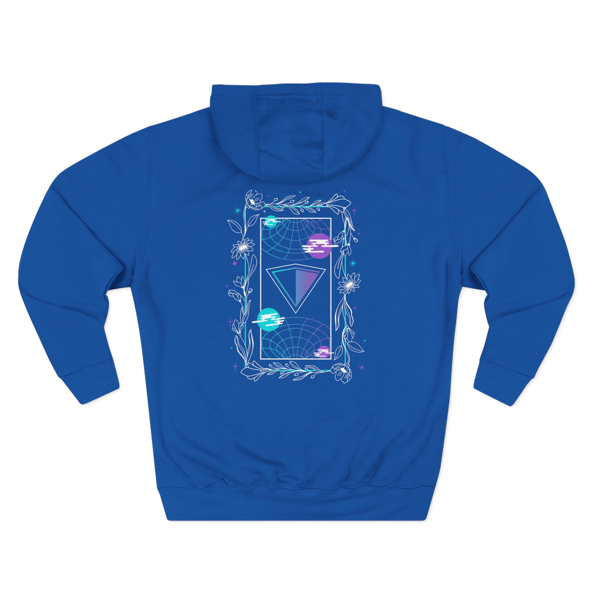Inzo Astral Bloom Three-Panel Fleece Hoodie