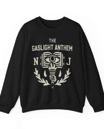 Gaslight Anthem NJ Eye Banner Unisex Heavy Blend™ Crewneck Sweatshirt