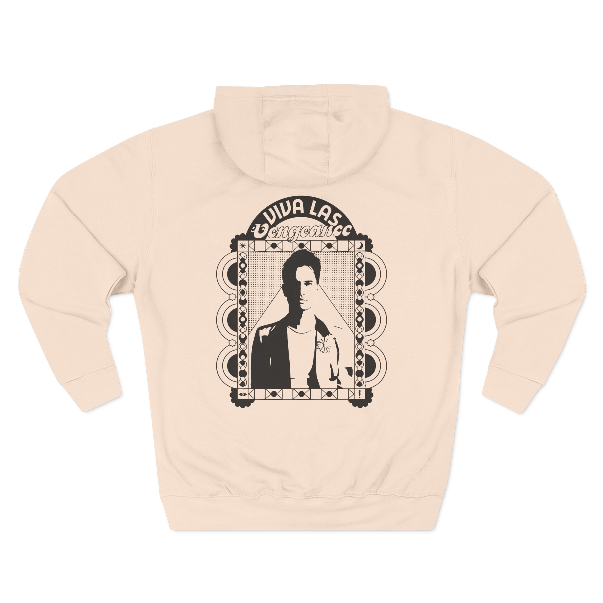Panic at the Disco Ecru Pull Ove Three-Panel Fleece Hoodie
