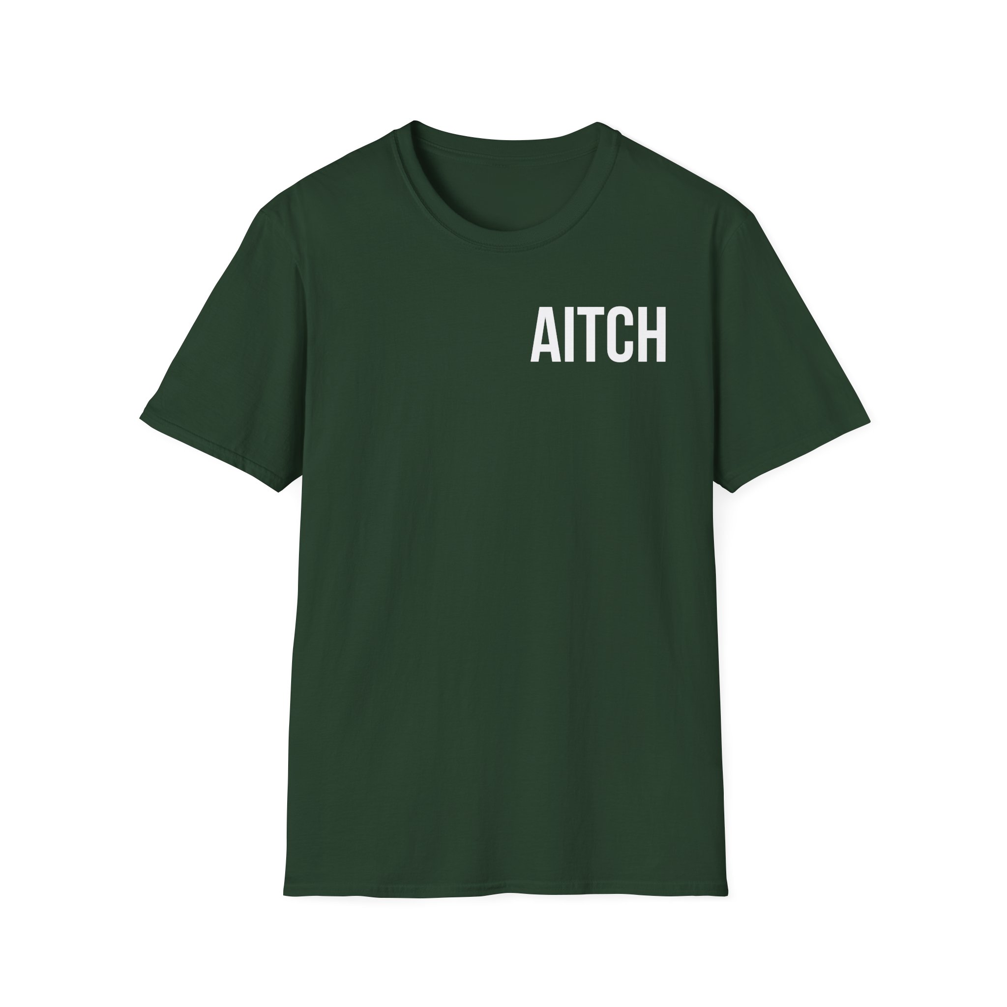 Aitch Pocket Logo Unisex Softstyle T-Shirt