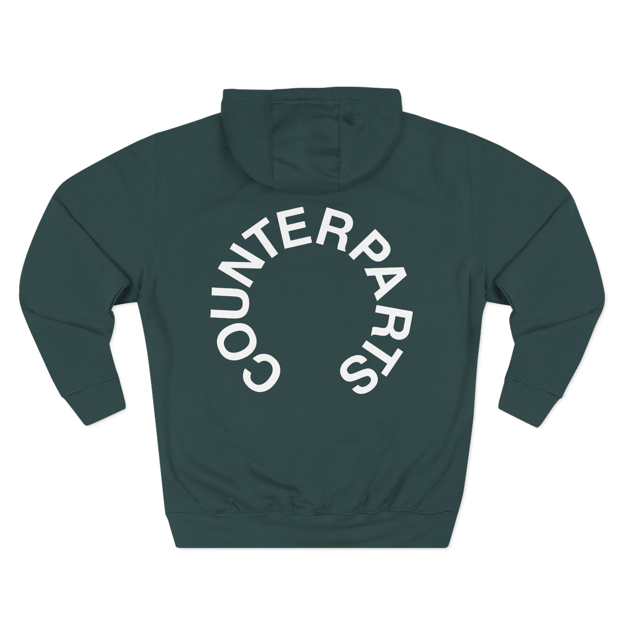 Counterparts Three-Panel Fleece Hoodie