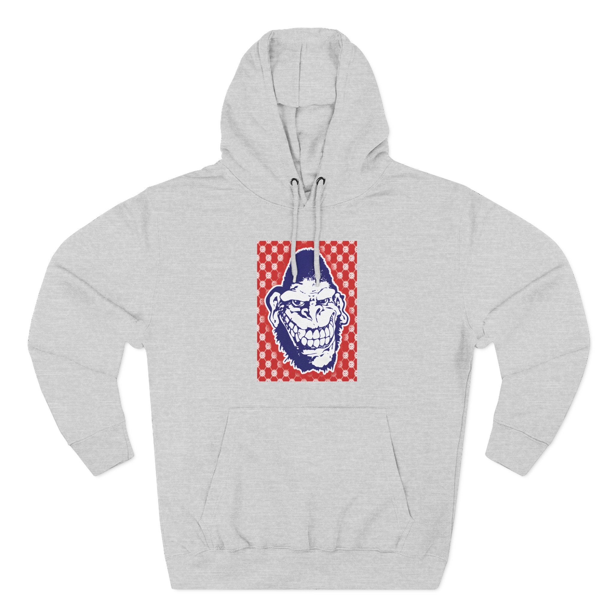 Gorilla Biscuits Gb Pattern Three-Panel Fleece Hoodie