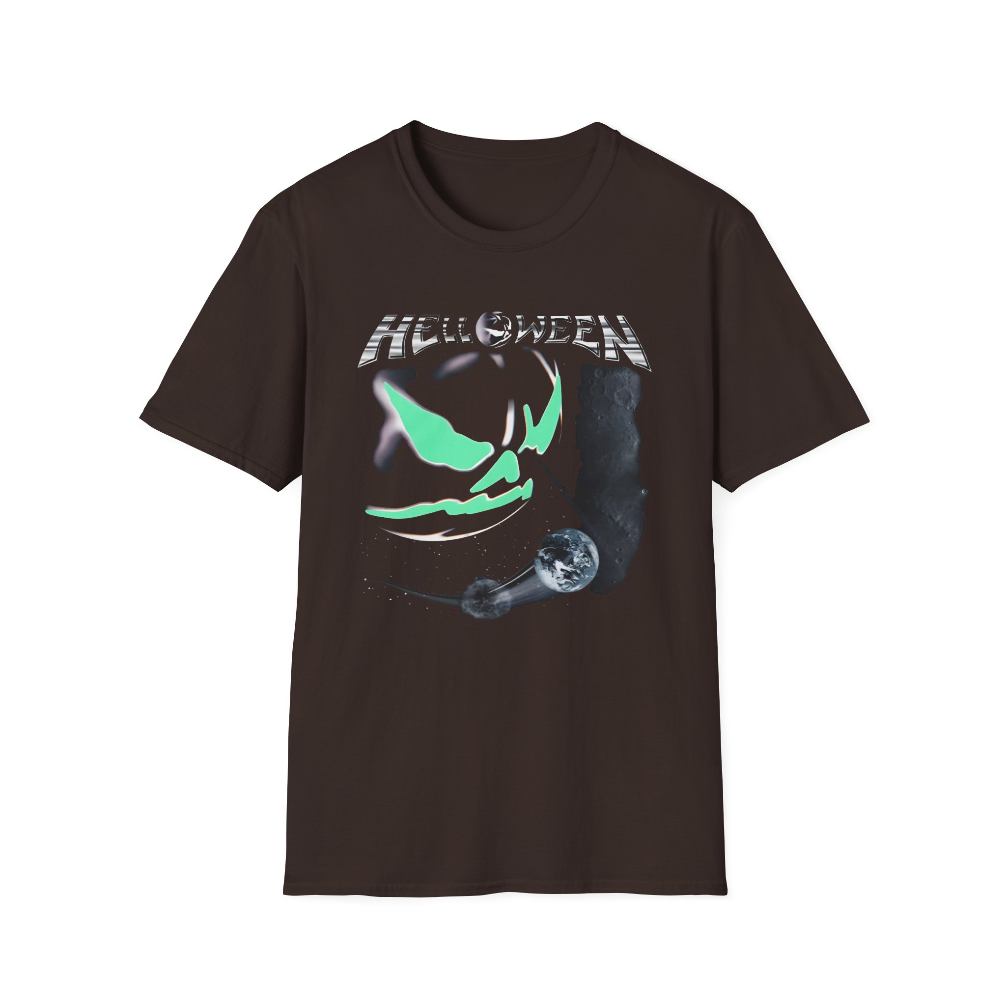 Helloween the Dark Ride Glow in the Dark Unisex Softstyle T-Shirt